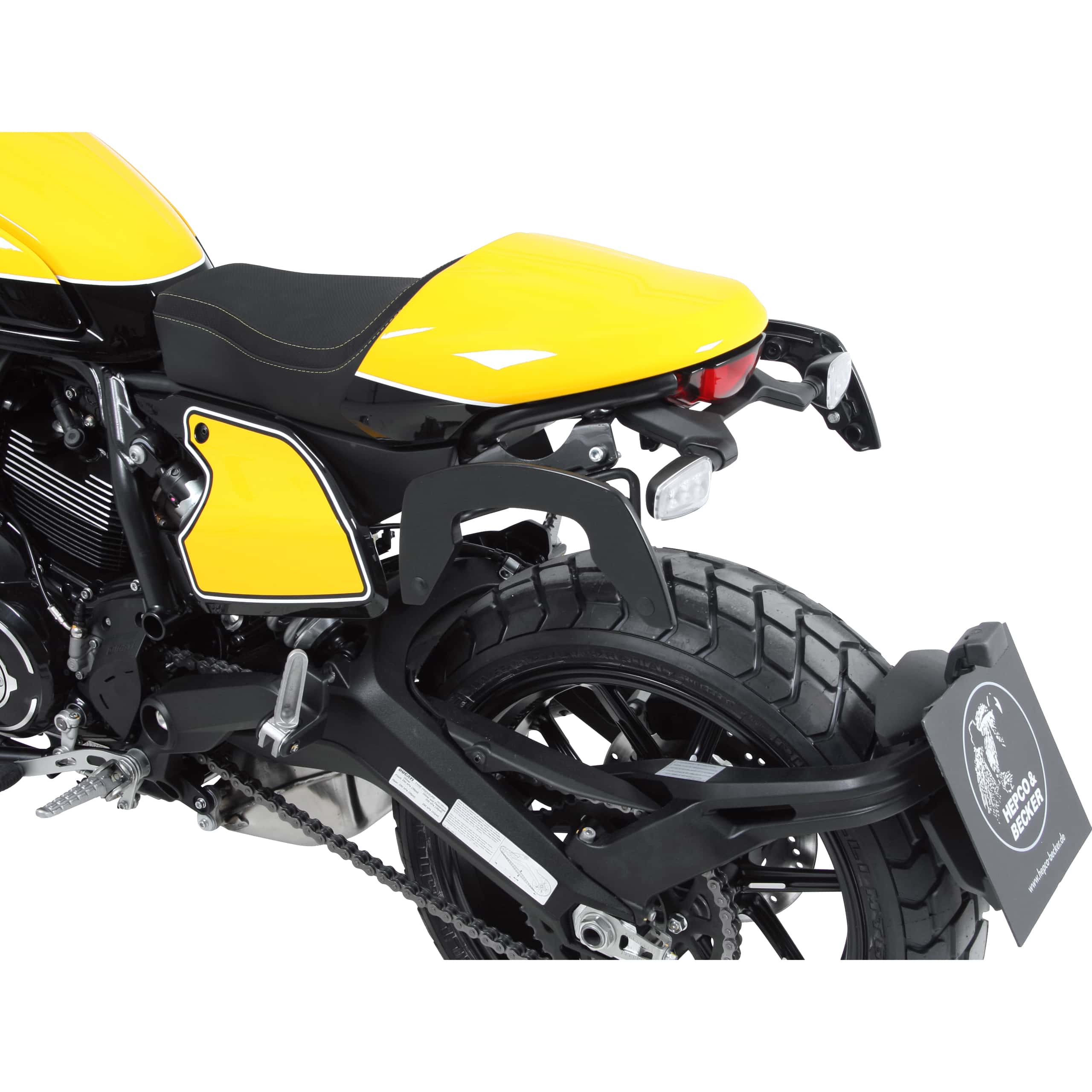 Hepco & Becker C-Bow Seitentaschenhalter schwarz für Duc Scrambler 800 19- - Motorradzubehör - Motorradgepäck