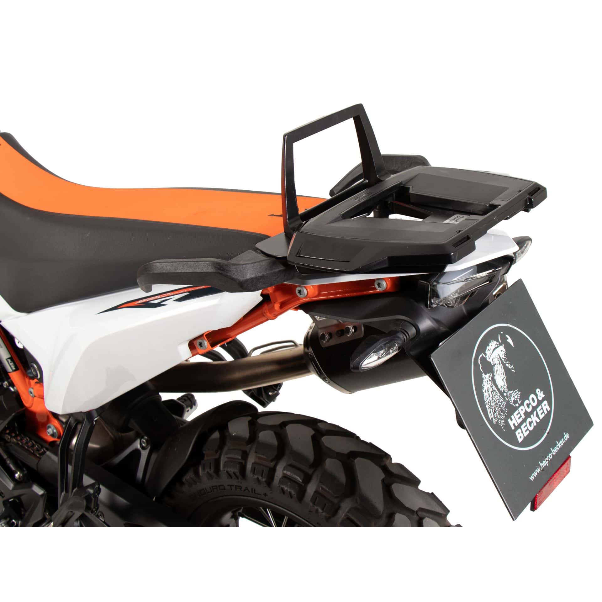 Hepco & Becker Gepäckbrücke Alurack schwarz für KTM 890 Adventure 2023- - Motorradzubehör - Motorradgepäck