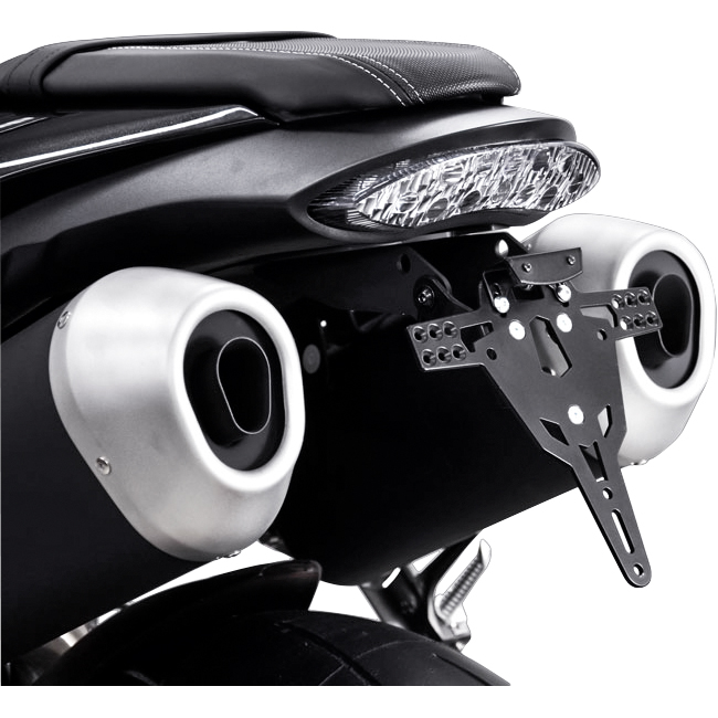 Zieger Kennzeichenhalter Pro für Speed Triple 1050 S/R/RS 2016-2020 - Motorradteile & Ersatzteile - Anbauteile