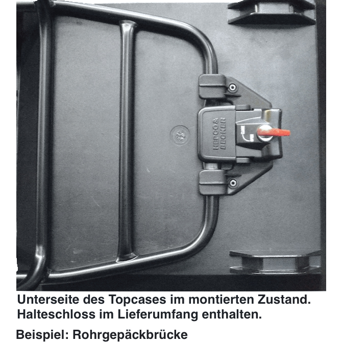 Hepco & Becker-Topcase Junior 55 Liter schwarz unlackiert-5686181000000020