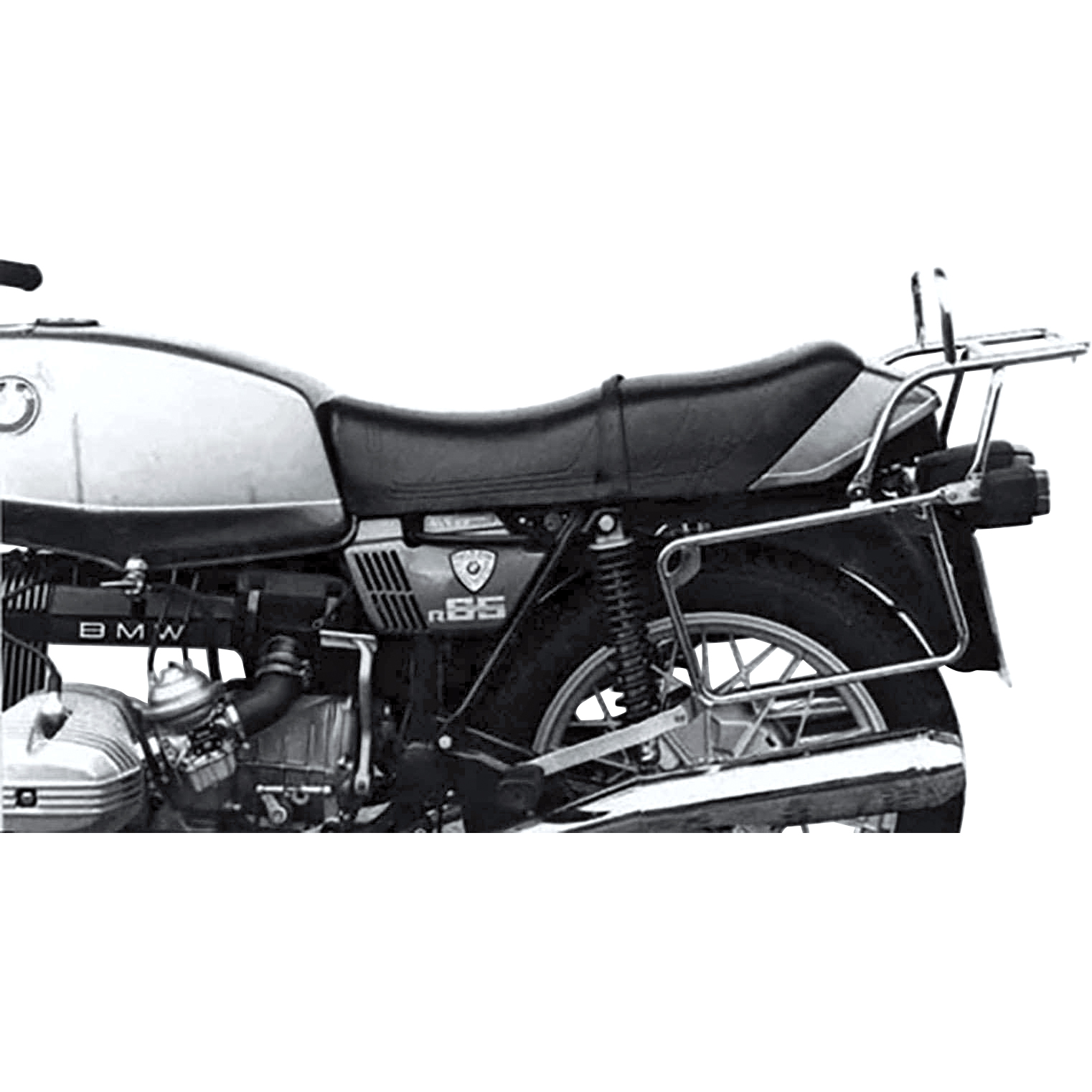 Hepco & Becker Komplett-Kofferträger chrom für BMW R 45/65 1978-1985 - Motorradzubehör - Motorradgepäck