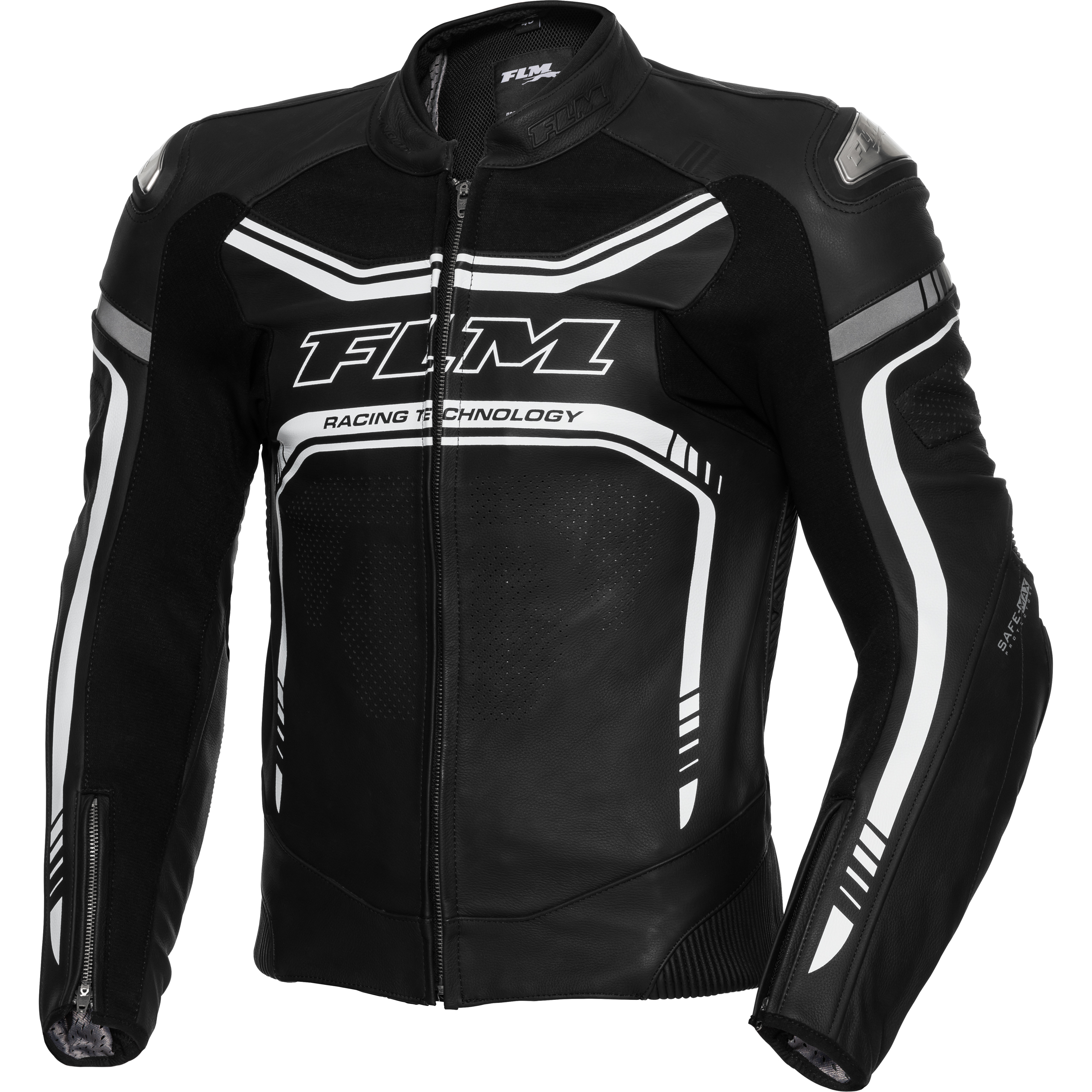 FLM-Sports Leder Kombijacke 3.1 schwarz/weiß-1005271999004