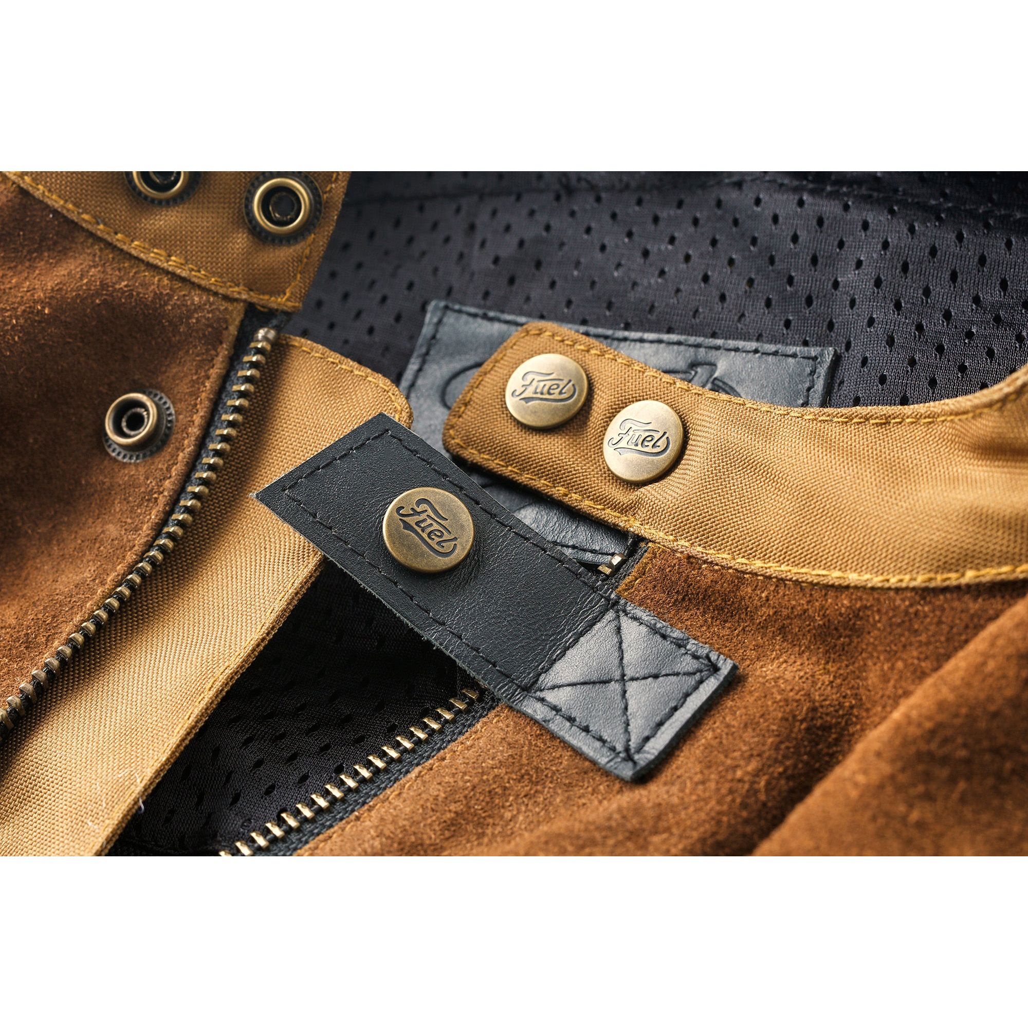 Fuel-Arizona Textil-/Wildlederjacke tan L-0001950002074010