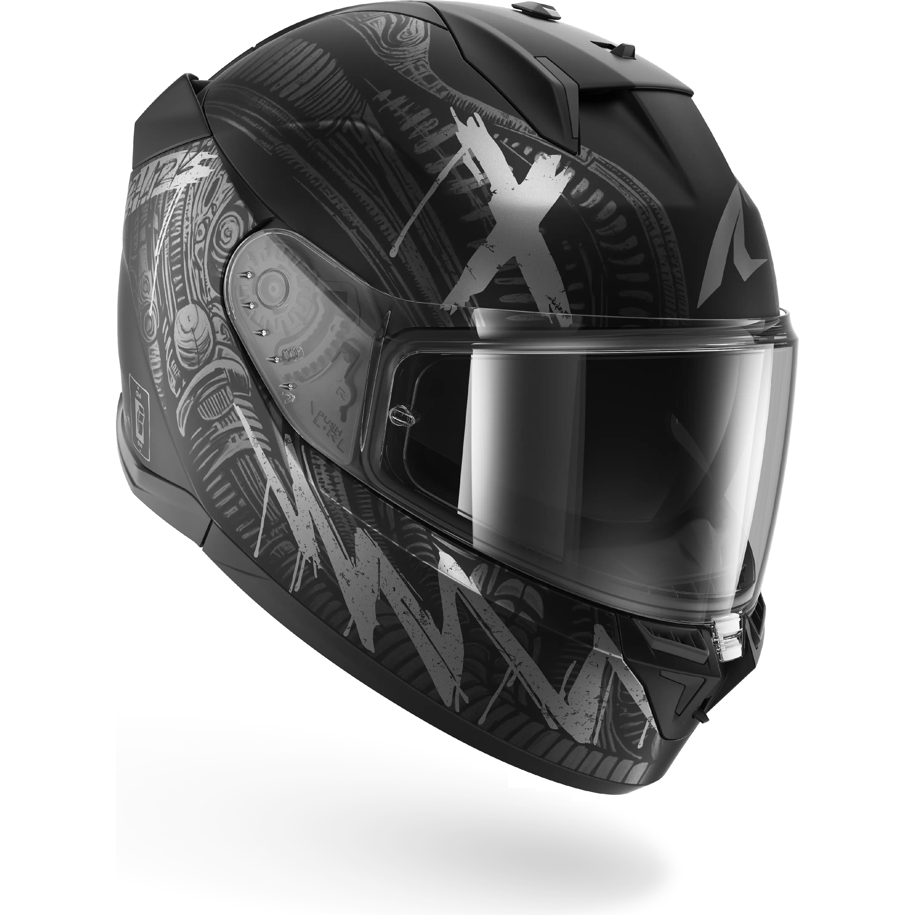 Shark helmets-D-Skwal 3 Shiver mattgrau XL-4604041999038011