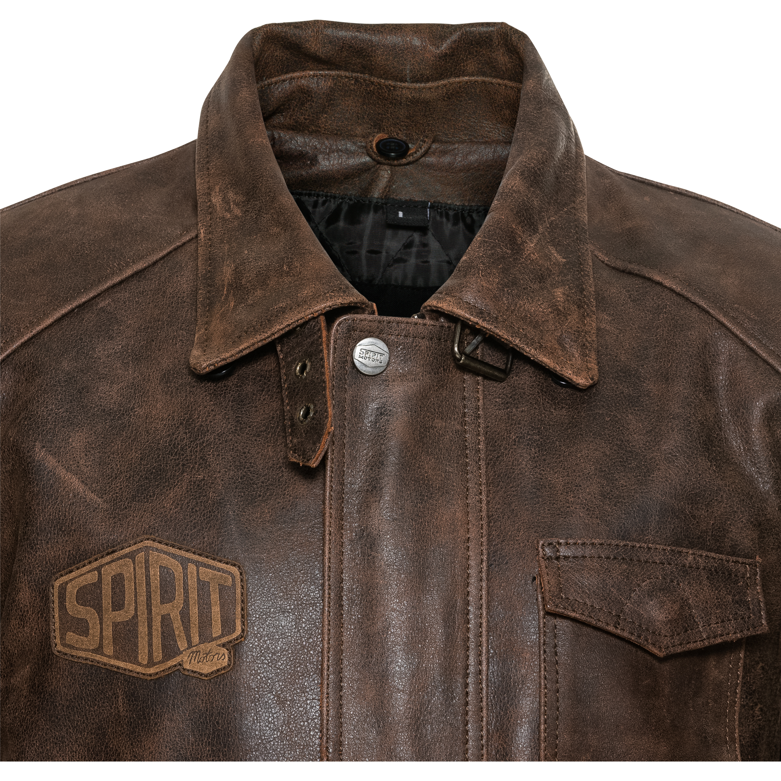 Spirit Motors-Antik Lederjacke 5.0 braun 3XL-1005801999006013