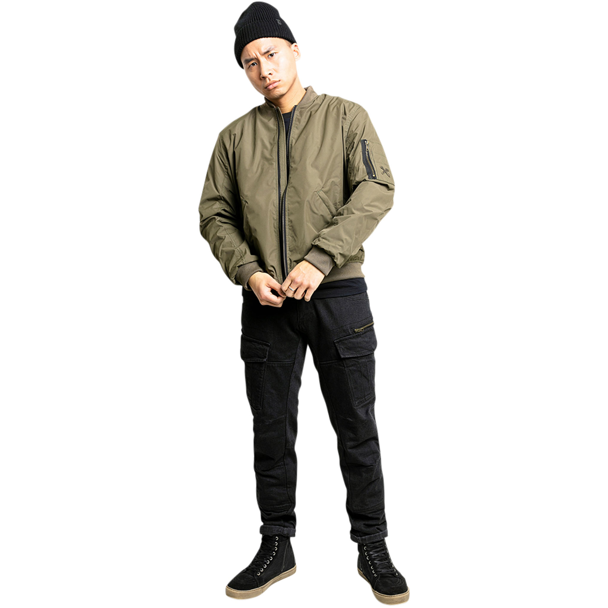 John Doe-Flight Textiljacke olive XL-2016561999026011
