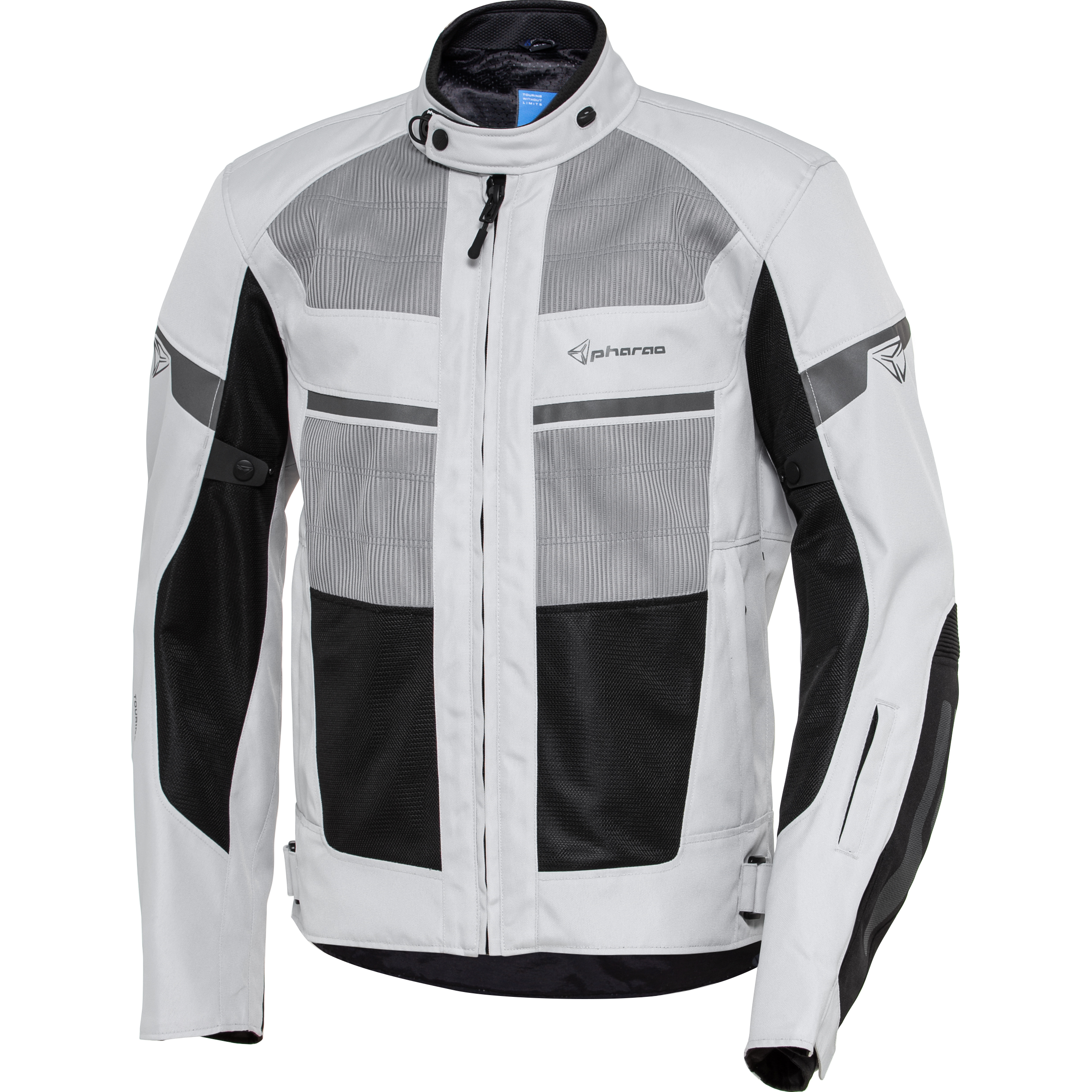 Pharao-Vigo Air Textiljacke grau/schwarz XXL-2019321999007012