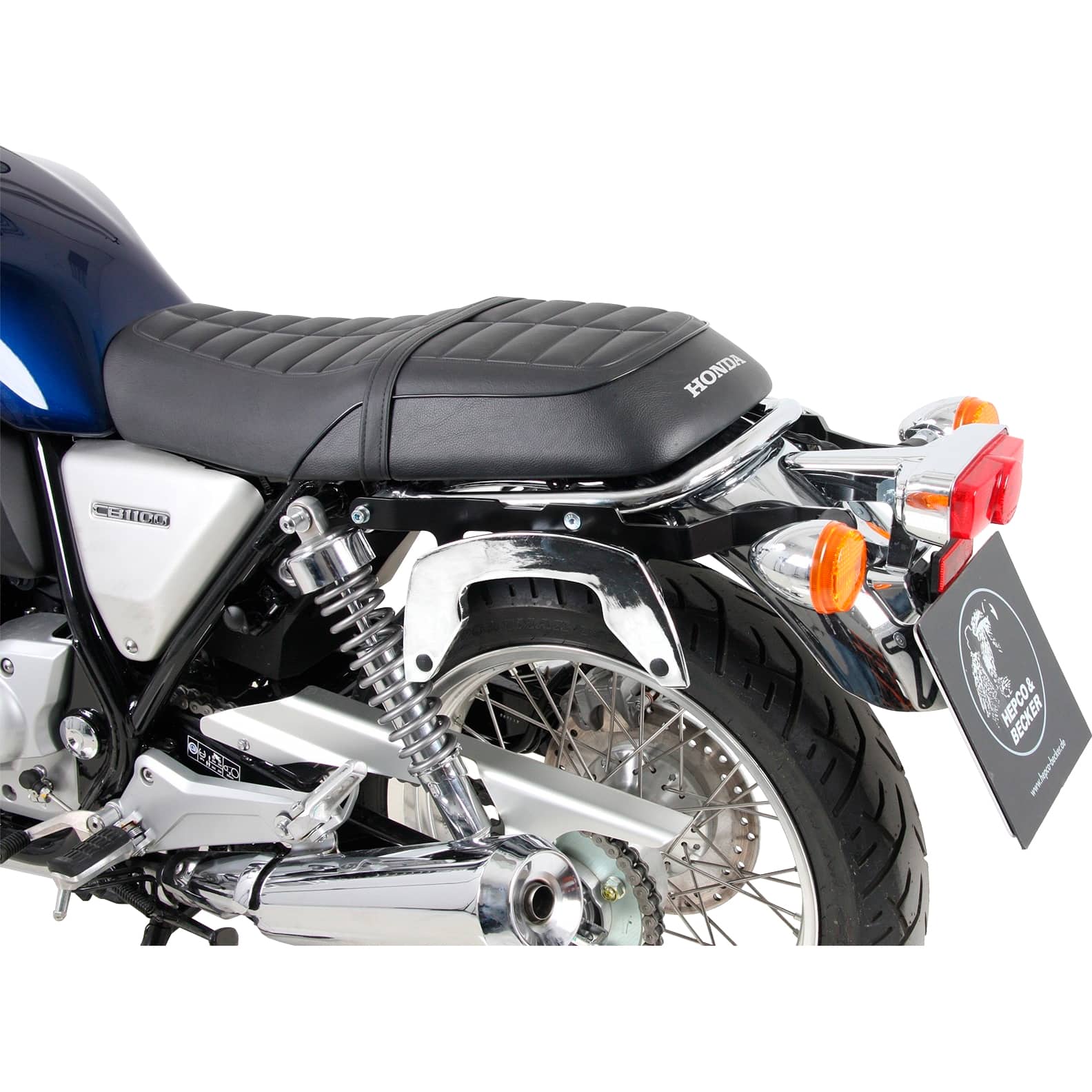 Hepco & Becker Seitentaschenhalter C-Bow chrom für Honda CB 1100 EX 17-20 - Motorradzubehör - Motorradgepäck