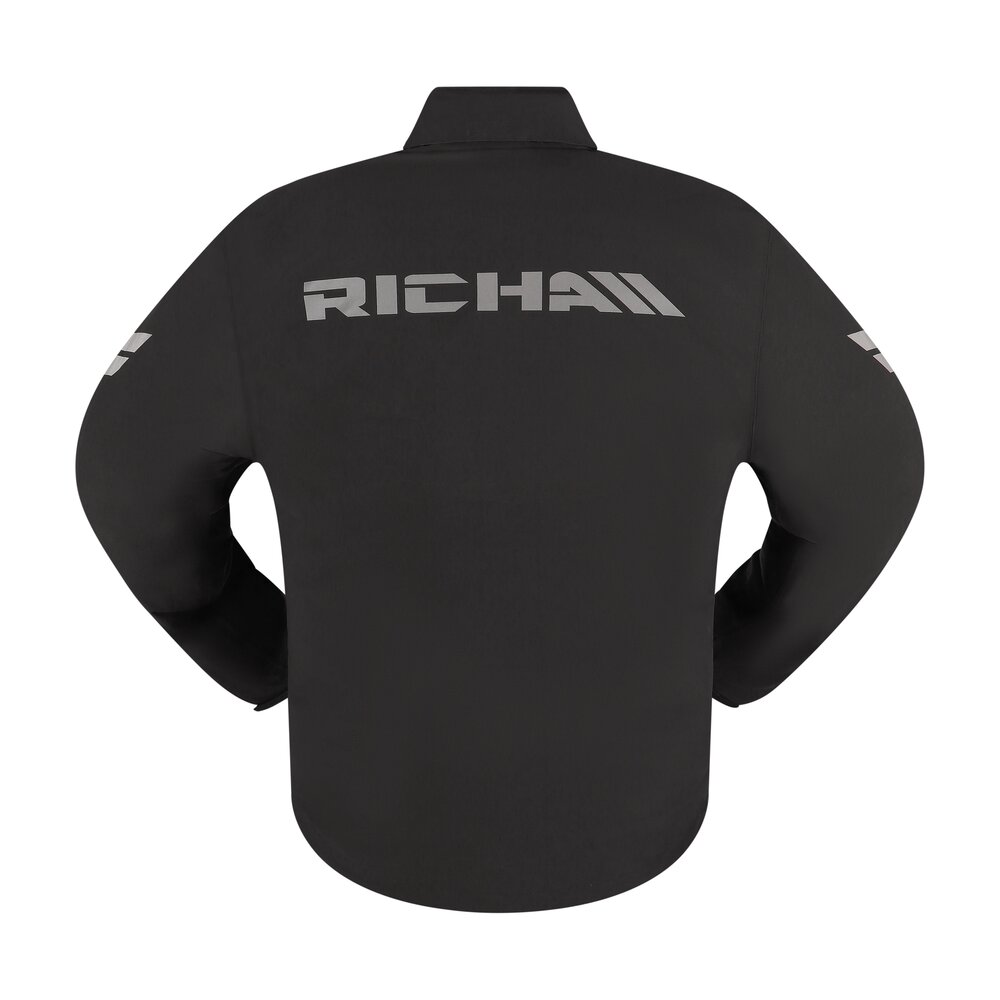 Richa-Rain Stretch 2L Regenhoodie schwarz XL-0000899999001011