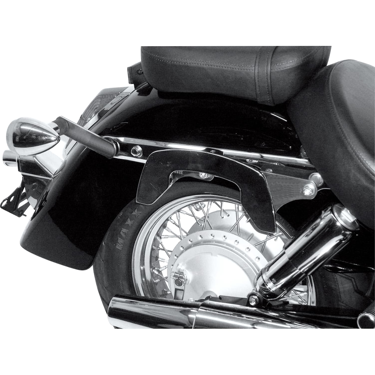 Hepco & Becker C-Bow Seitentaschenhalter chrom für VT 750 Shadow 2008-2016 - Motorradzubehör - Motorradgepäck