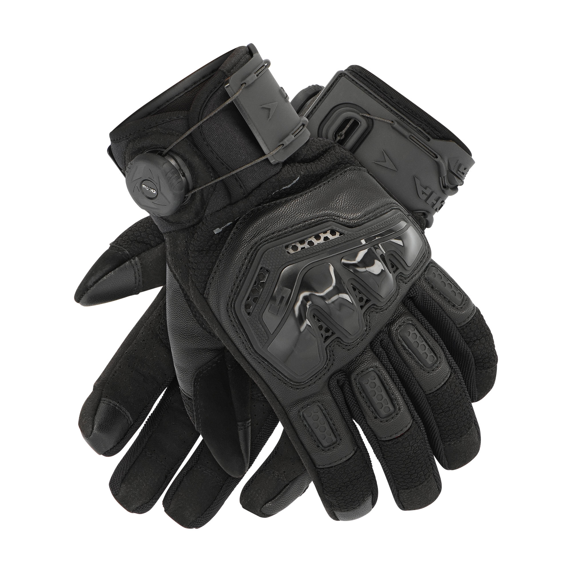Richa-Bodyguard Damen Motorradhandschuh schwarz M-0001016007001009