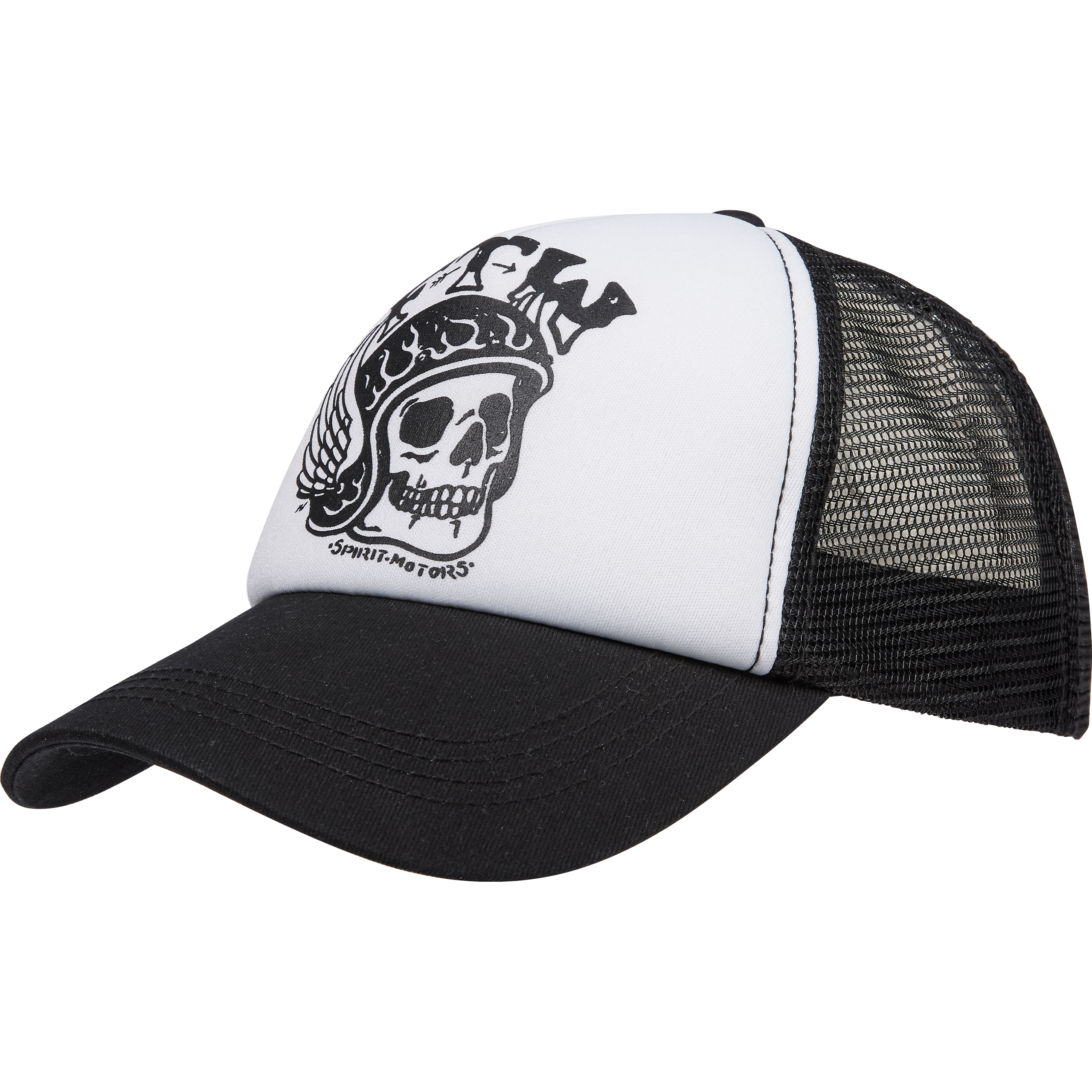 Spirit Motors Crazy Kim Trucker Cap noir/blanc