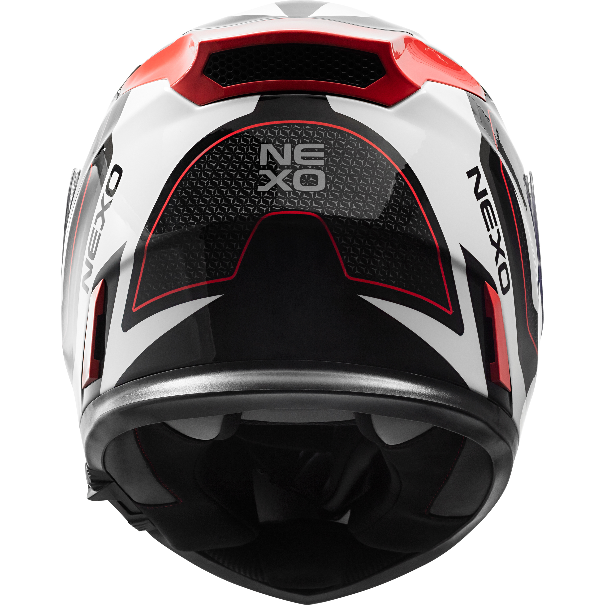 Nexo-Integralhelm Fiberglas Sport III Rot Dekor XS-4603691999031007