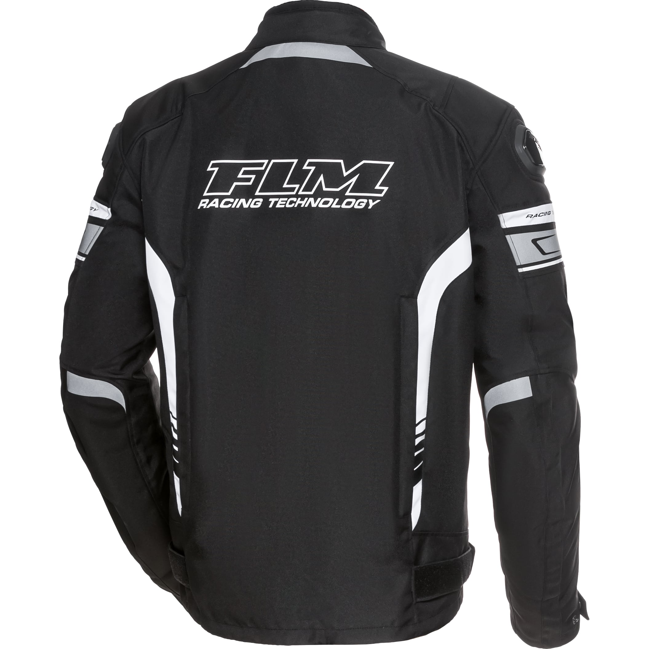 FLM-Octane Textiljacke schwarz/weiß-2016611999004