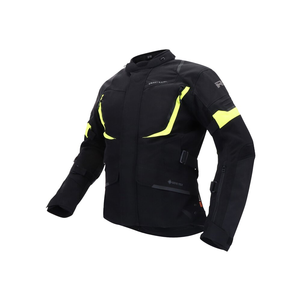 Richa-Cyclone 2 GTX Motorradjacke schwarz/grau/neongelb XXL-0002020999096012