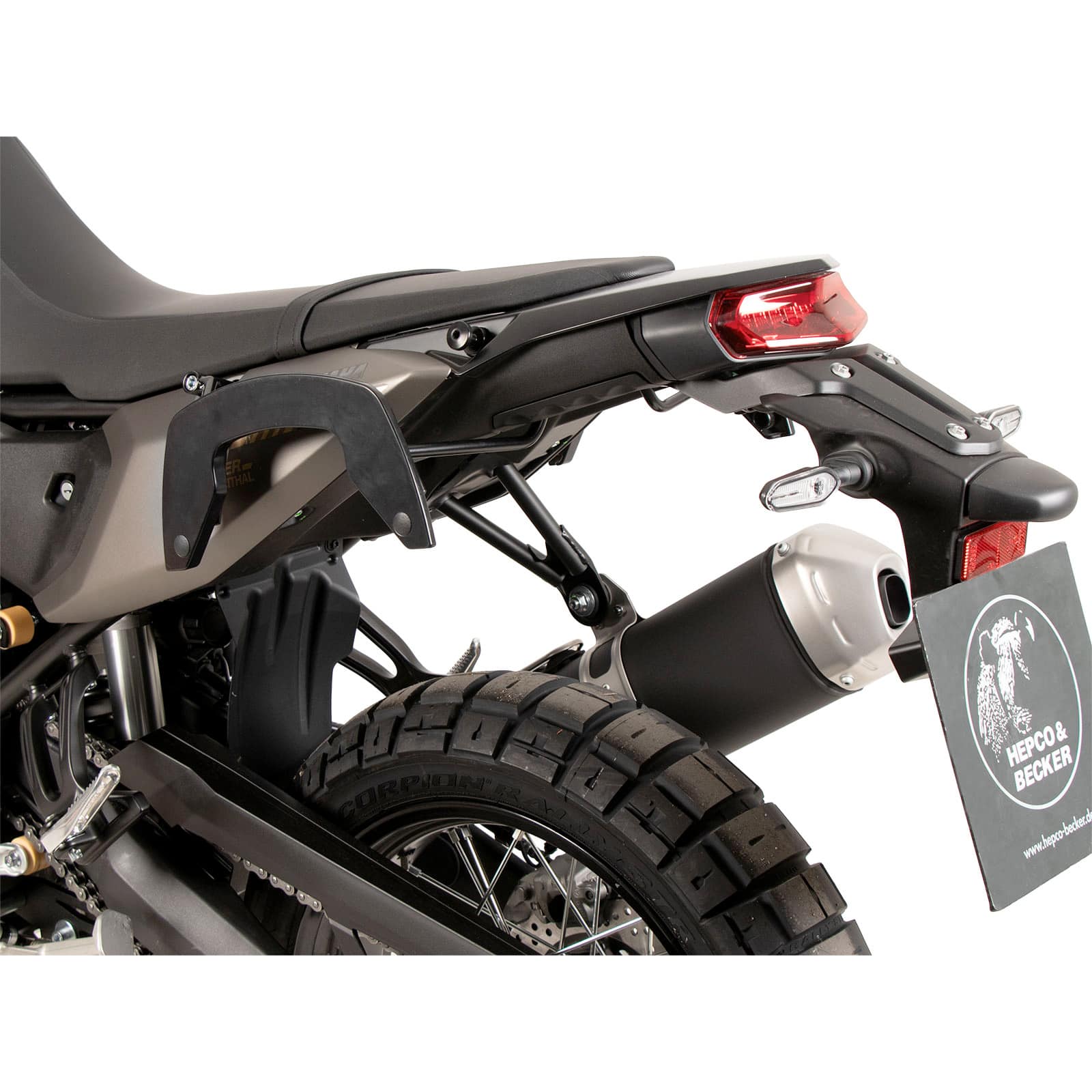 Hepco & Becker Seitentaschenhalter C-Bow schwarz für Yamaha Tenere 700 25- - Motorradzubehör - Motorradgepäck