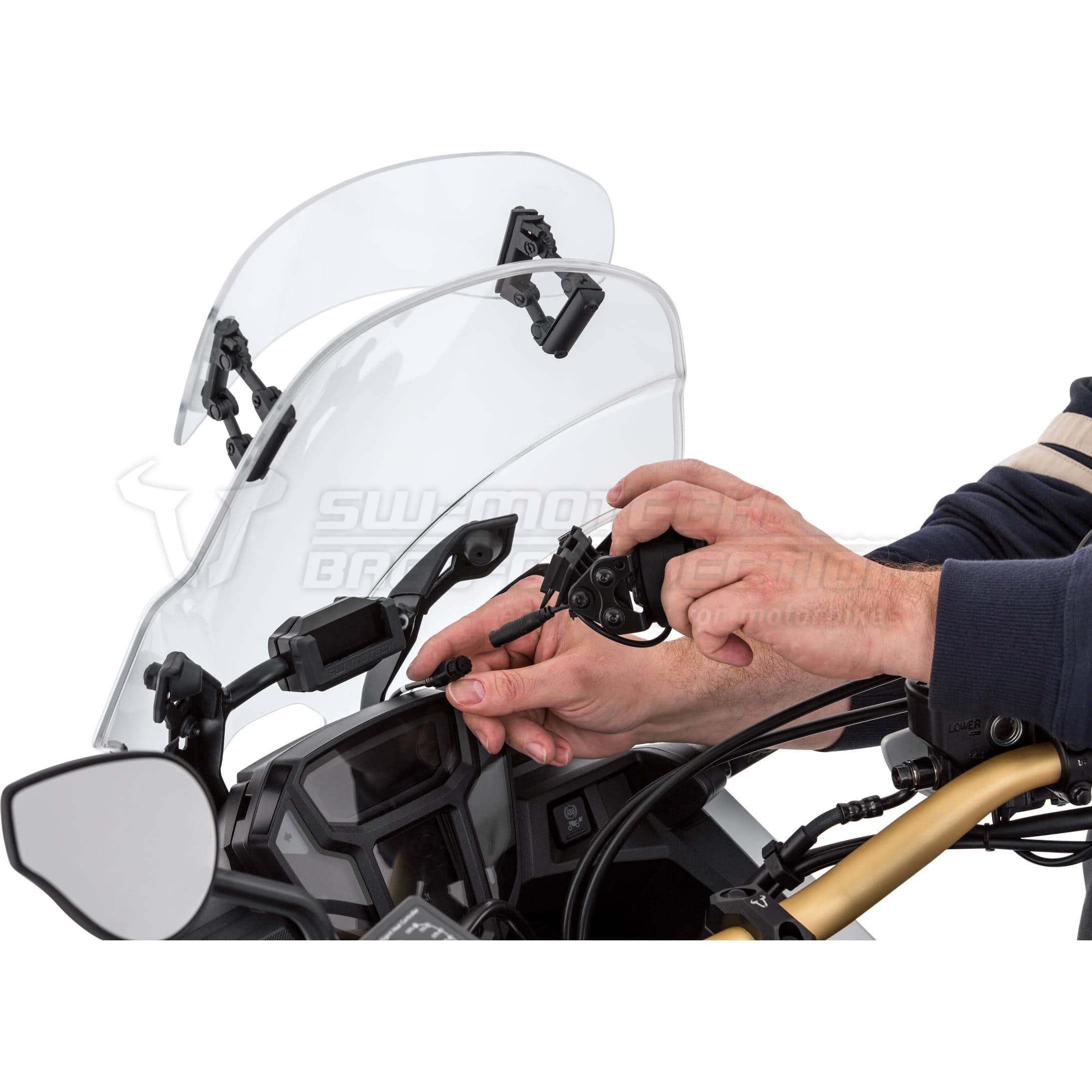 SW-MOTECH-Navi-Halter Quick-Lock an Rohr-5638841181010050