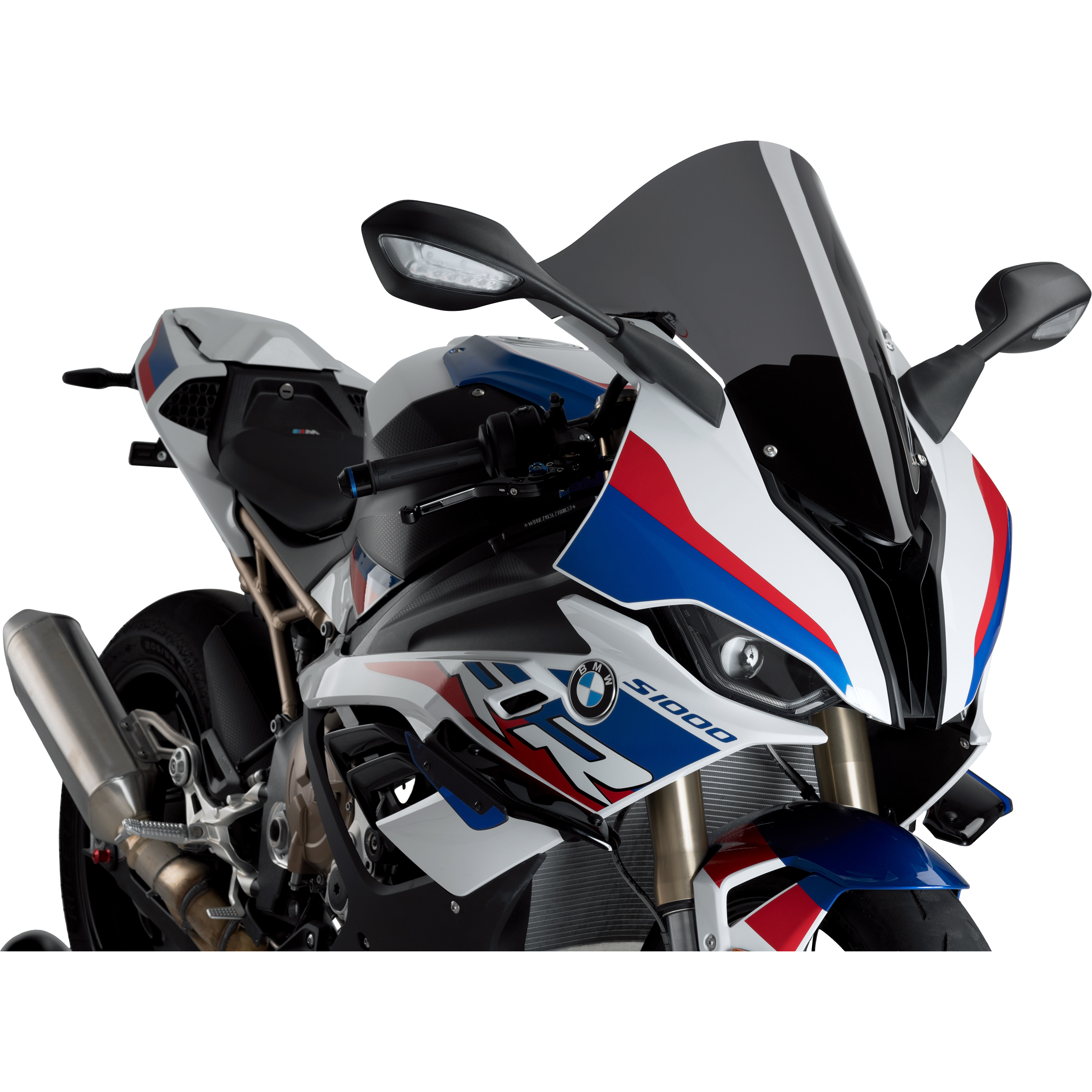 Puig R-Racer Scheibe stark getönt für BMW S 1000 RR 2019- - Motorradteile & Ersatzteile - Verkleidungen & Abdeckungen