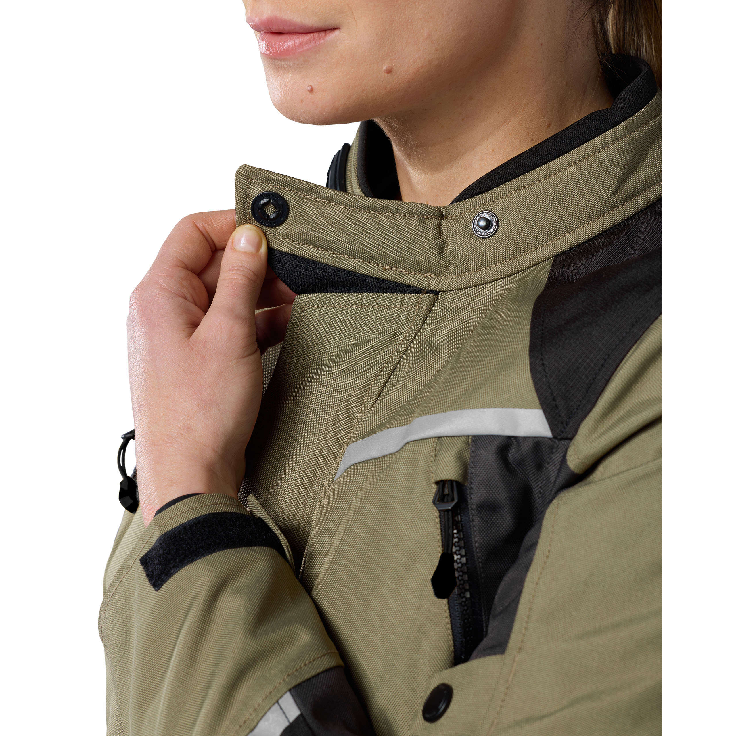 REV'IT!-Voltiac 3 H2O Damen Textiljacke grün/anthrazit 40-0000785999085301