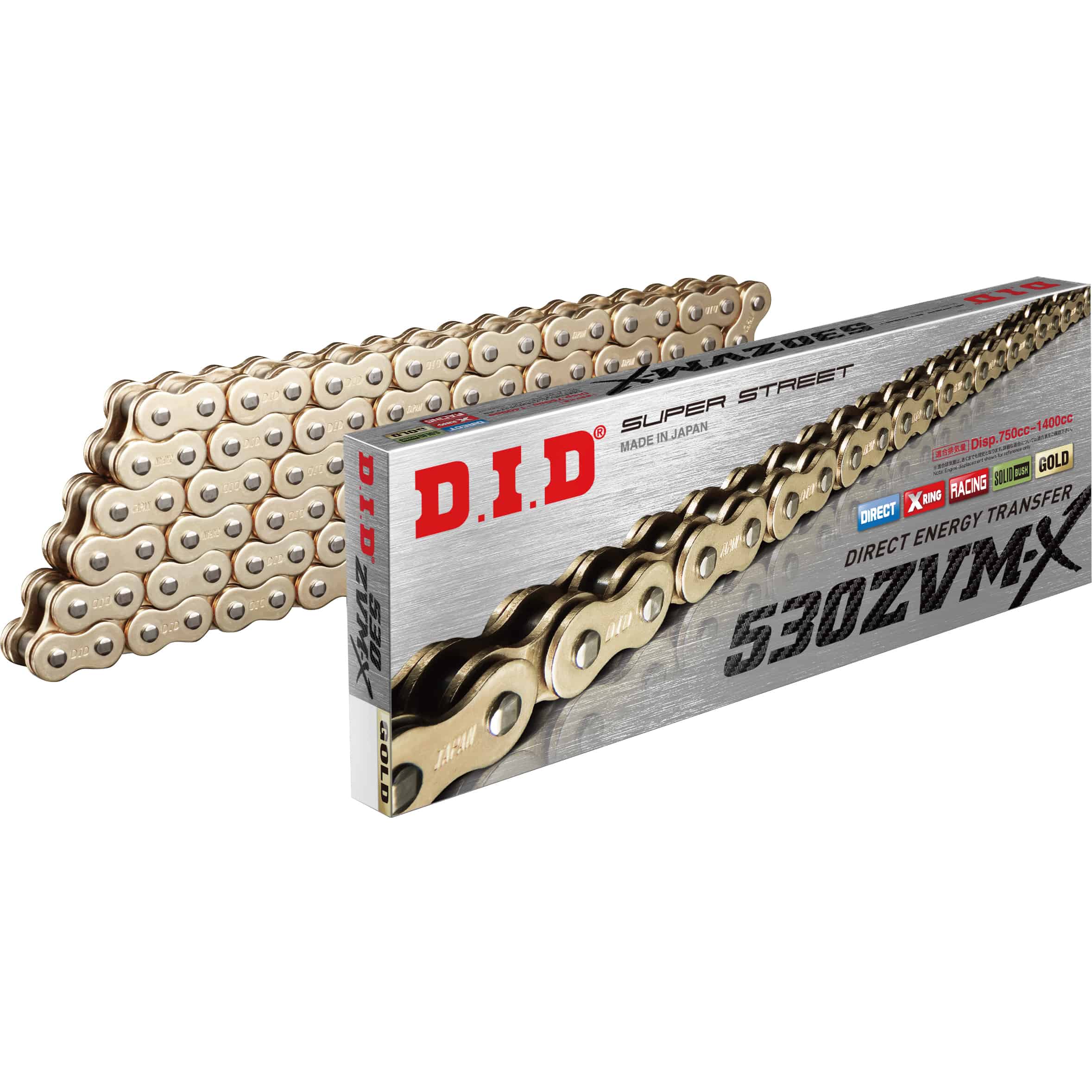 D.I.D. Kettenkit 530ZVM-X Niet X 17/42/114 für CBR 1000 F 1989-1995