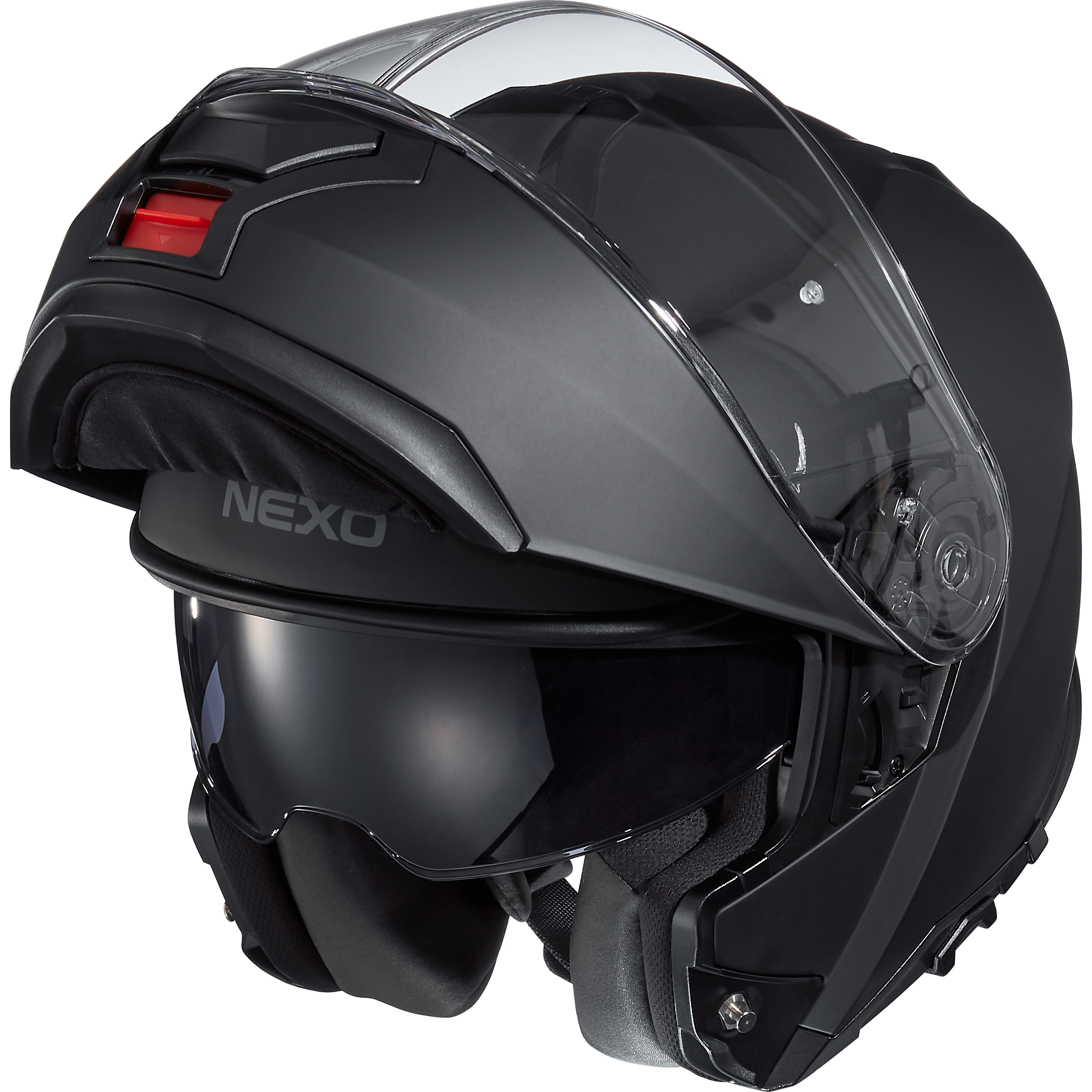 Nexo Klapphelm Comfort II mattschwarz L - Helme & Brillen - Motorradhelme