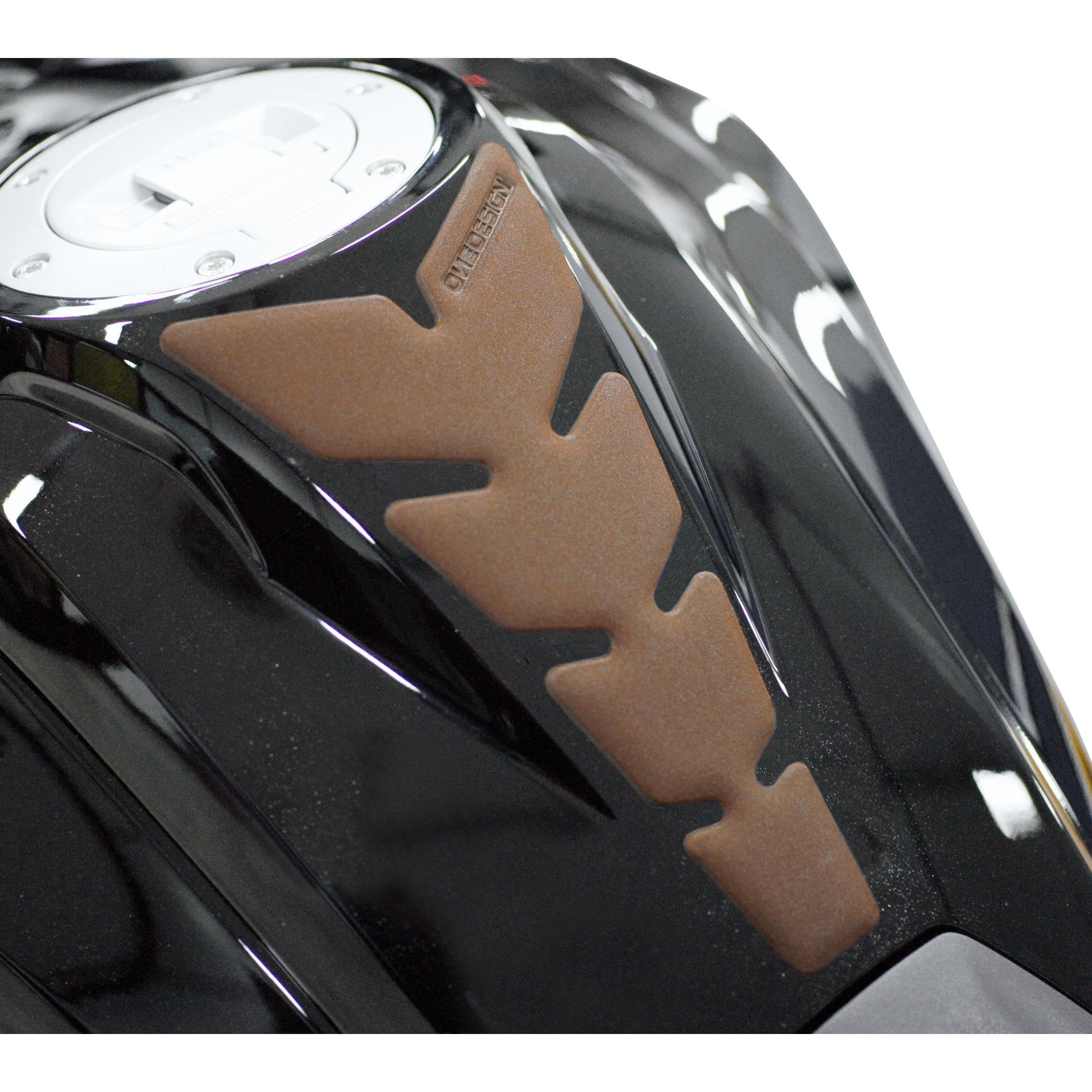 Print Tankpad Anniversary Lederlook braun - Motorradteile & Ersatzteile - Verkleidungen & Abdeckungen