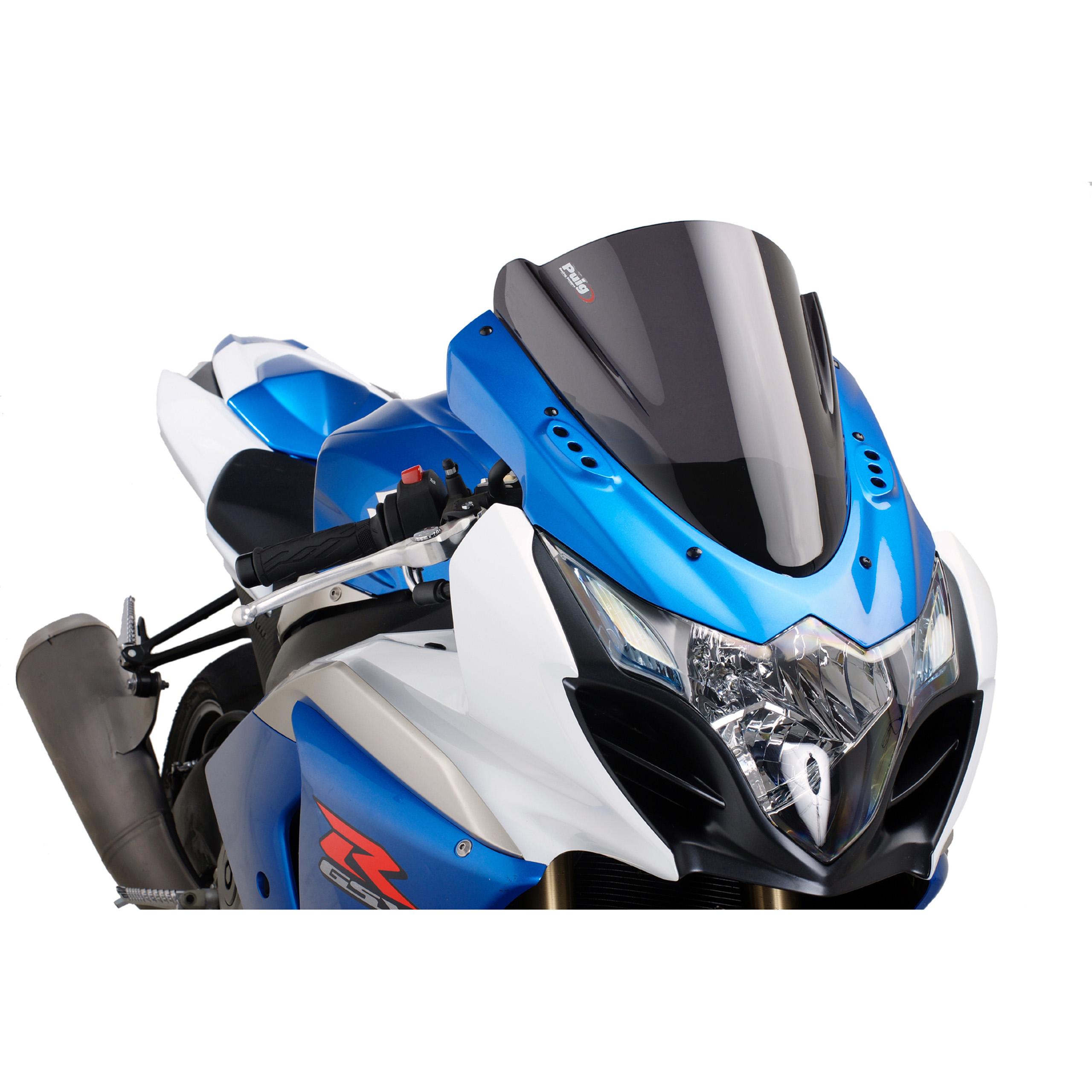 Puig Verkleidungsscheibe Z-Racer stark getönt f. GSX-R 1000 09-16 - Motorradteile & Ersatzteile - Verkleidungen & Abdeckungen