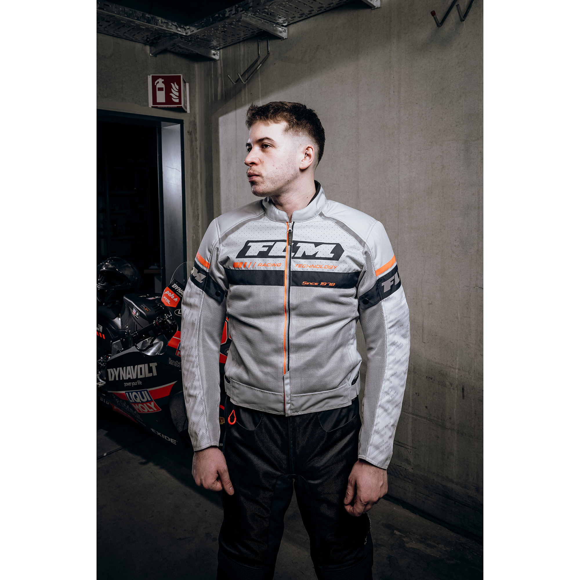 FLM-Ram Air Textiljacke hellgrau M-2016621999045009