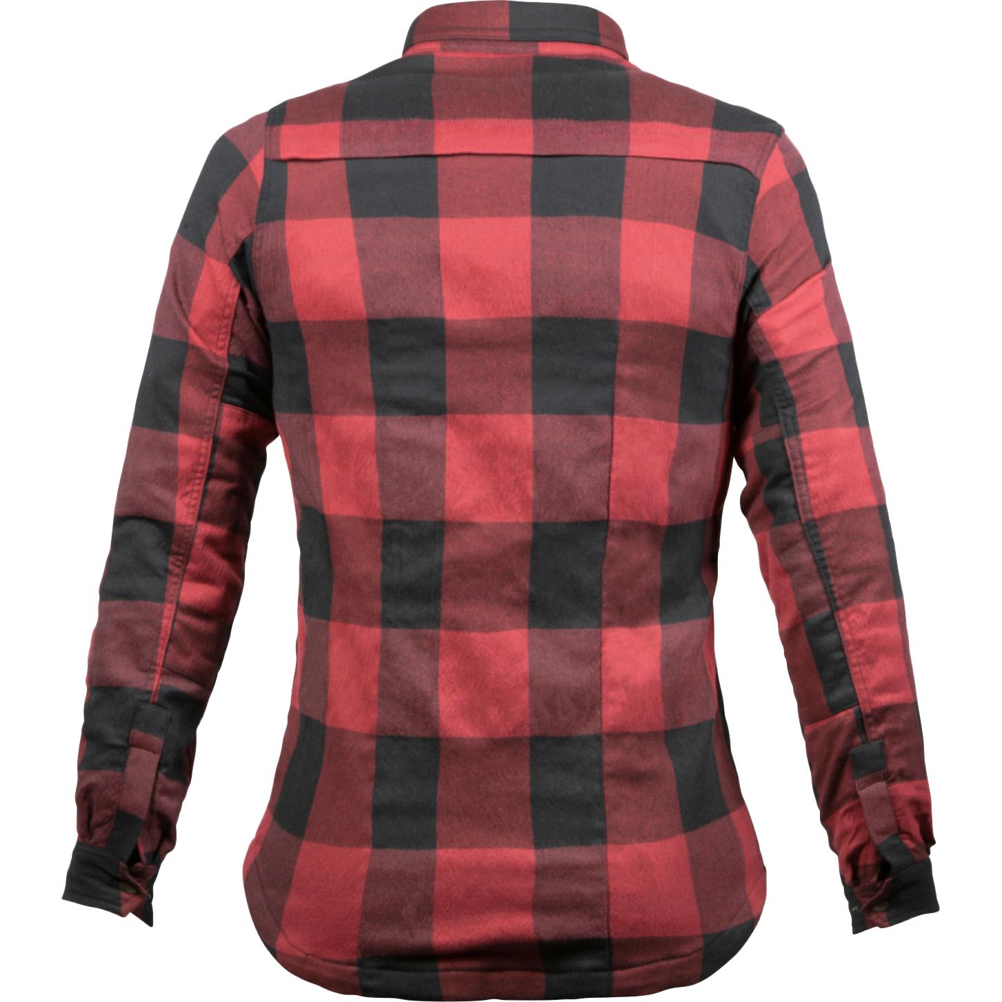 John Doe-Damen Motoshirt Hemd schwarz/rot 3XL-2013821999002113