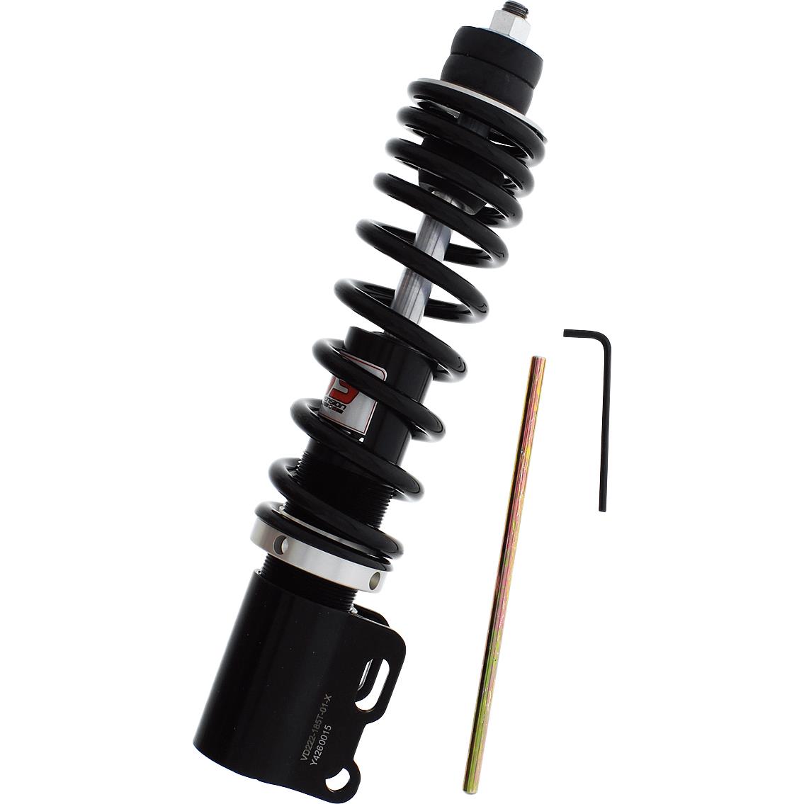 federbein YSS VD222-185T-01-88 schwarz vorne für Piaggio Zip