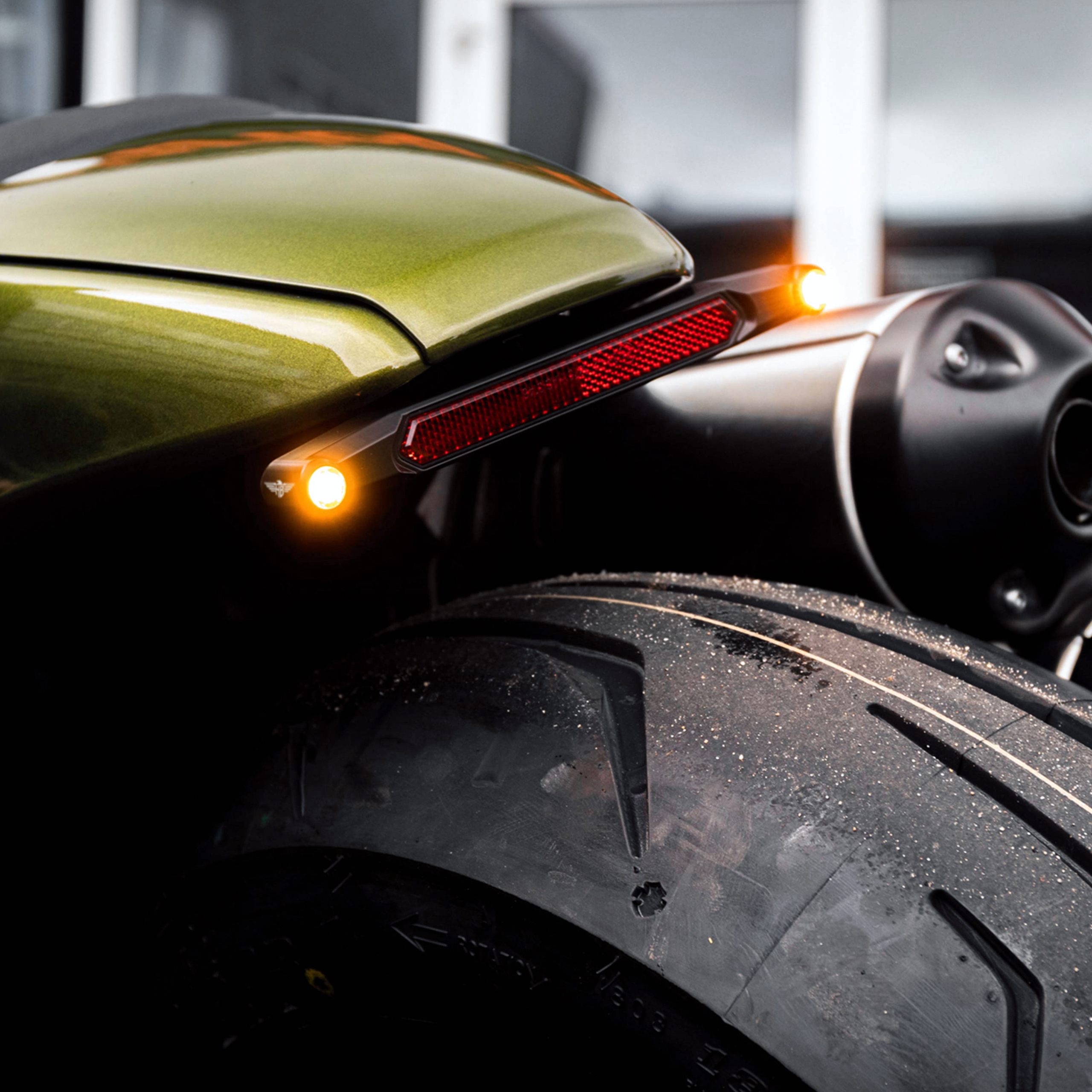HeinzBikes Blinker/Rücklicht Nano 3in1 Lightbar schwarz für HD 1250 Spo - Motorradteile & Ersatzteile - Beleuchtung