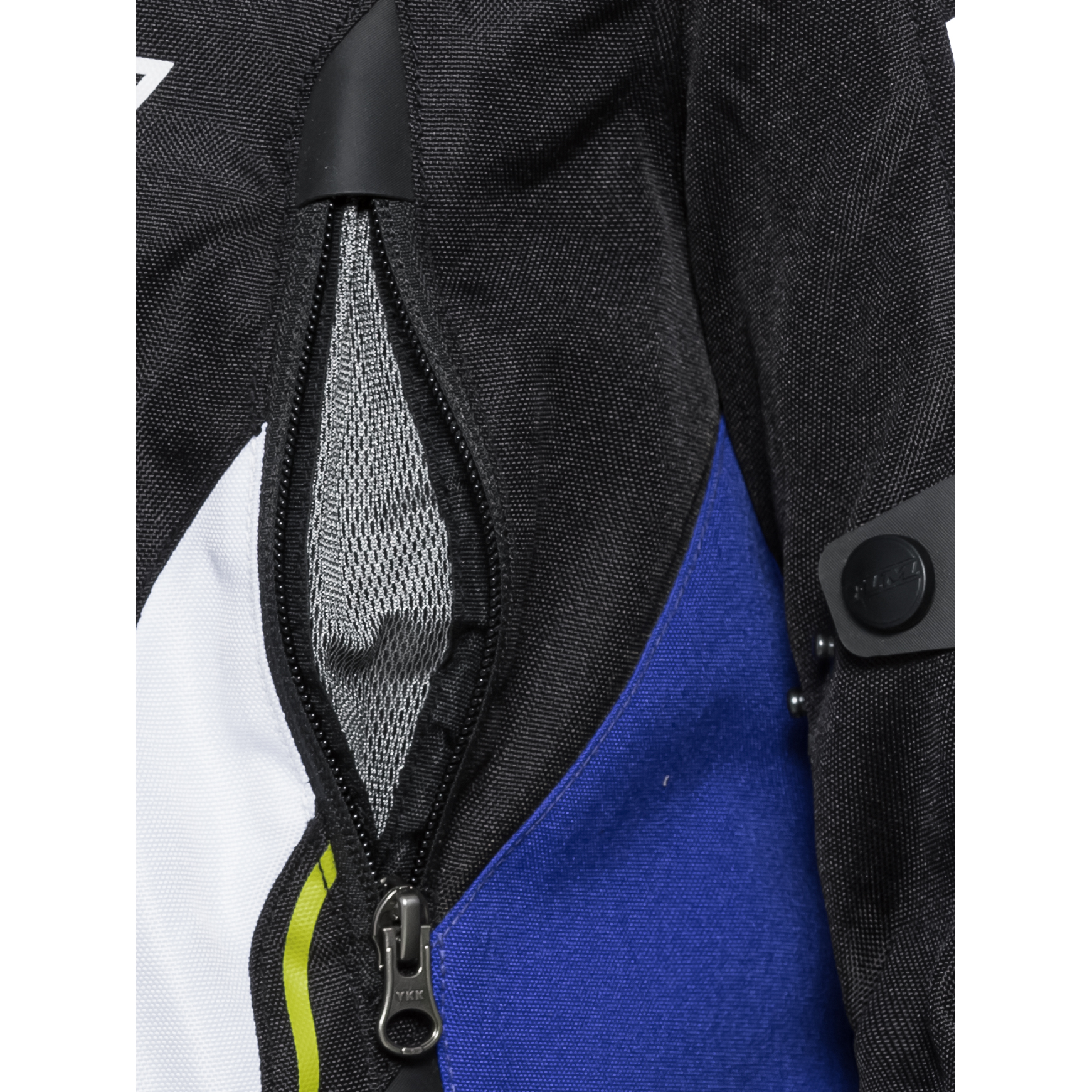 FLM-Octane Textiljacke schwarz/blau/weiß/gelb S-2016611999009008