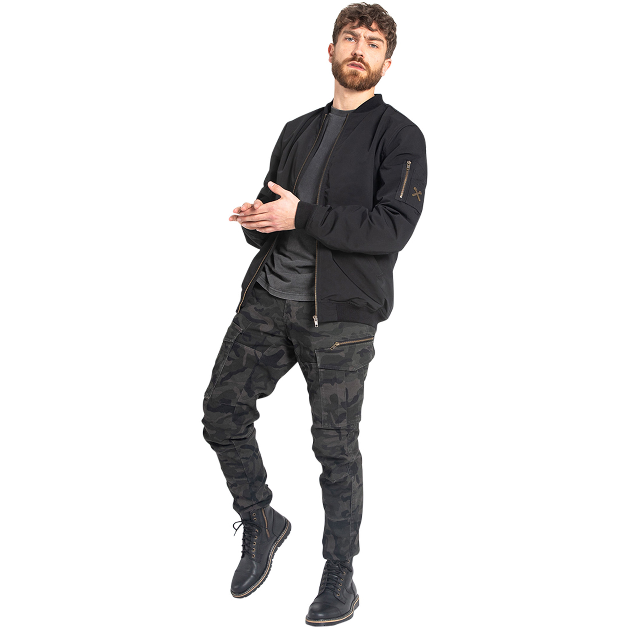 John Doe-XTM Stroker Cargo Motorradhose camouflage 30/30-2106211999005225