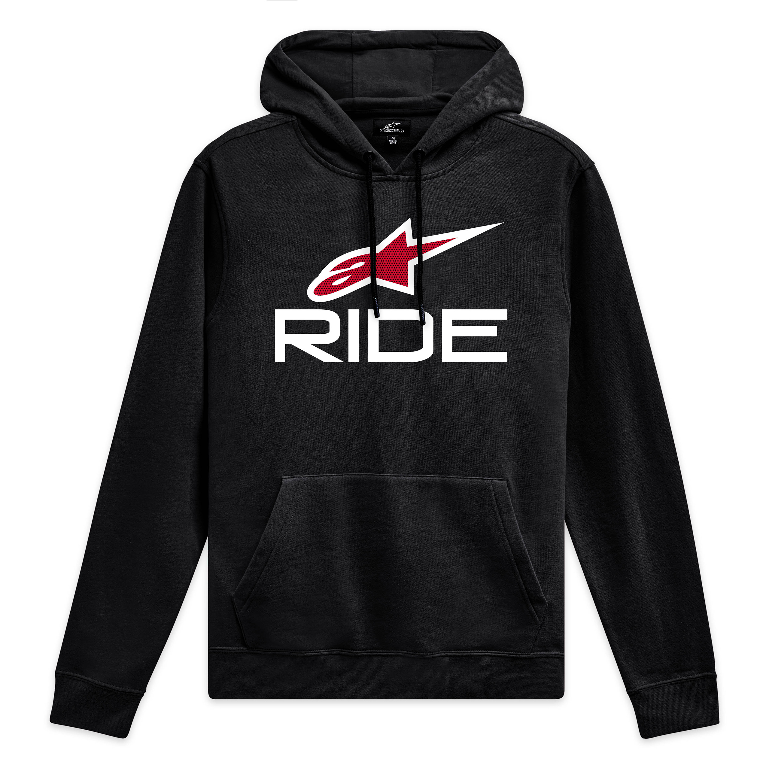 Alpinestars-Ride V3 Hoodie schwarz/weiß/rot S-0001029999035008