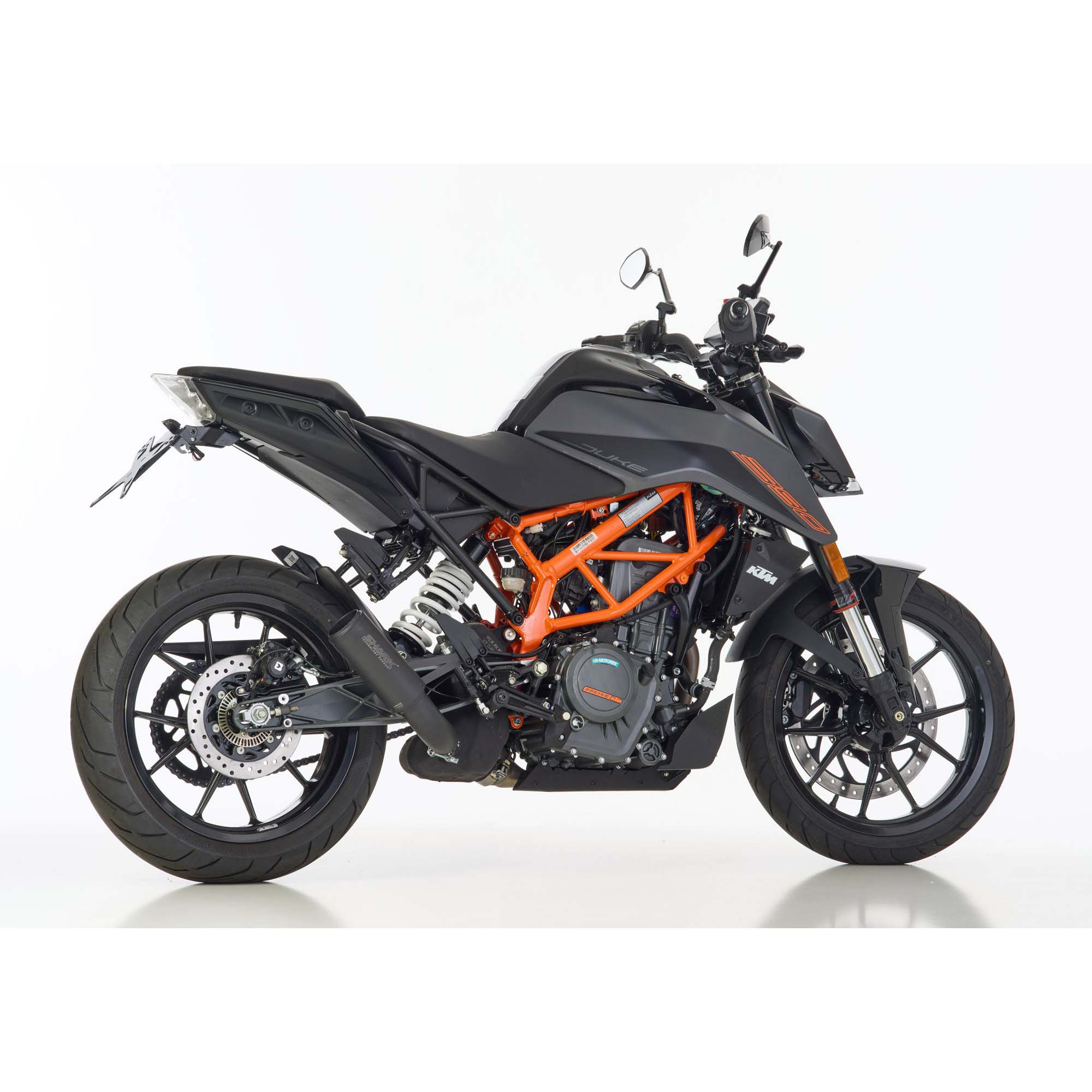 Shark exhaust-Auspuff RCT schwarz für KTM Duke 125/390 2021-2023-0000629003000005