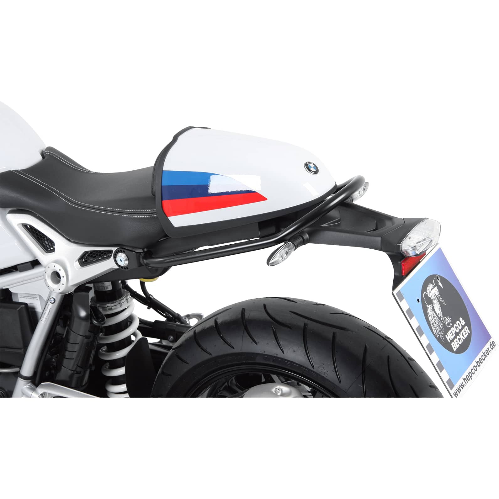 Hepco & Becker Soziushaltegriff/Reling schwarz für BMW R nineT Racer - Motorradteile & Ersatzteile - Lenker, Griffe & Hebel