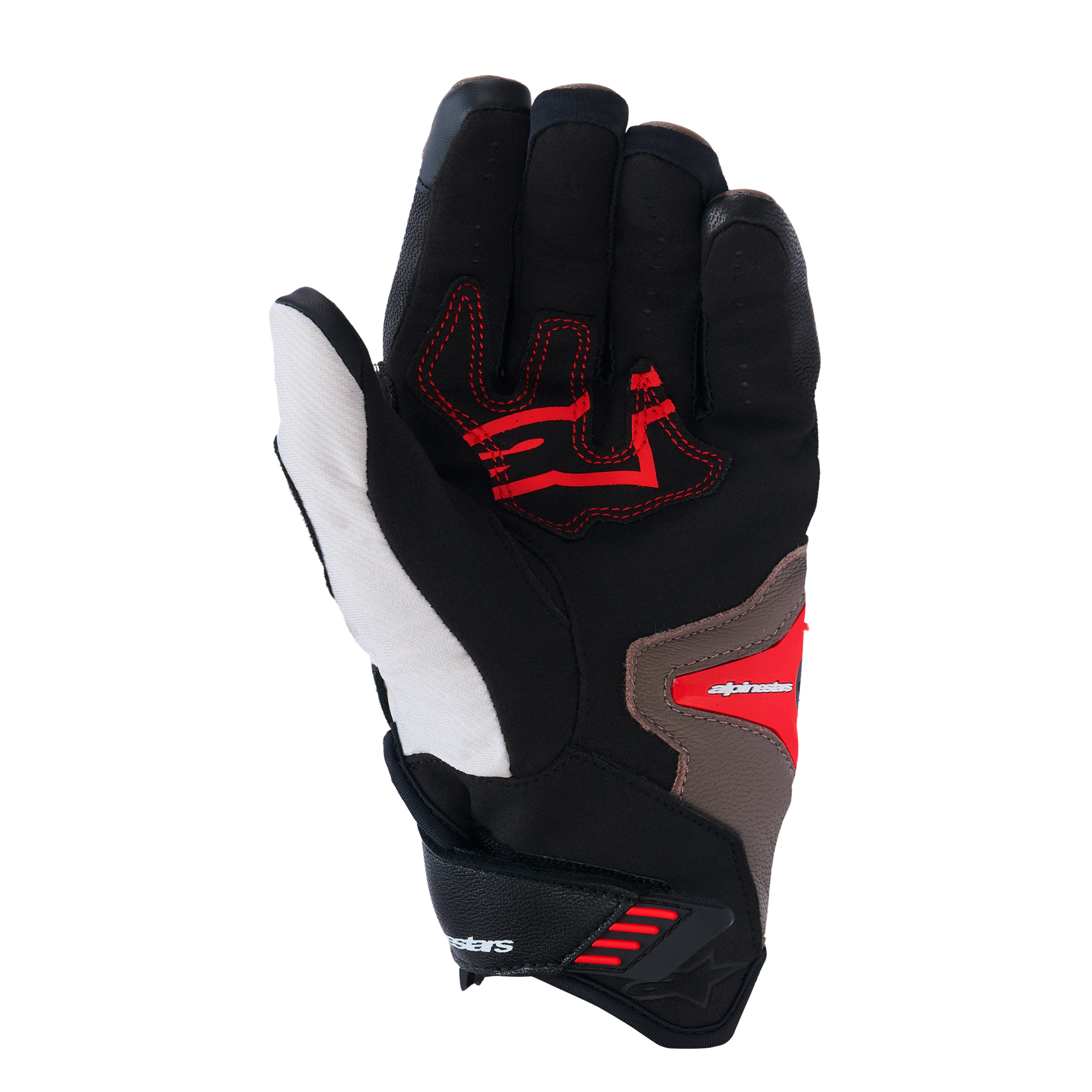 Alpinestars-SP-R Pro Sporthandschuh kurz walnut mastic black L-0001716007138010