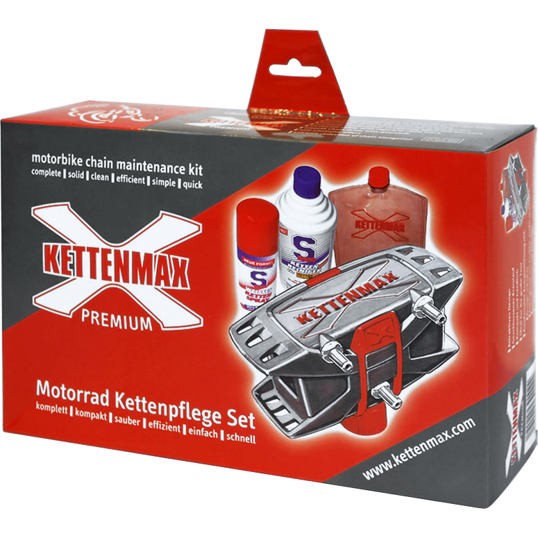 Kettenmax-Premium Ketten-Pflegewerkzeug mit S100 Kettenreiniger/-spray-5735951145001263