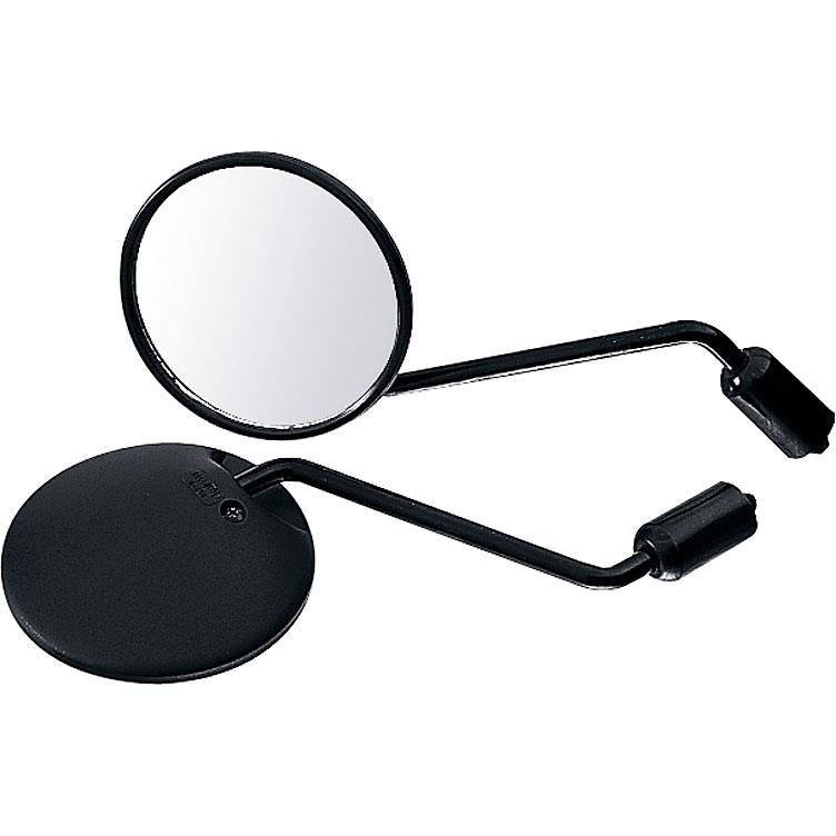 Hashiru Lenkerspiegel M10x1,25R ST18 Ø122mm schwarz - Motorradteile & Ersatzteile - Motorradspiegel