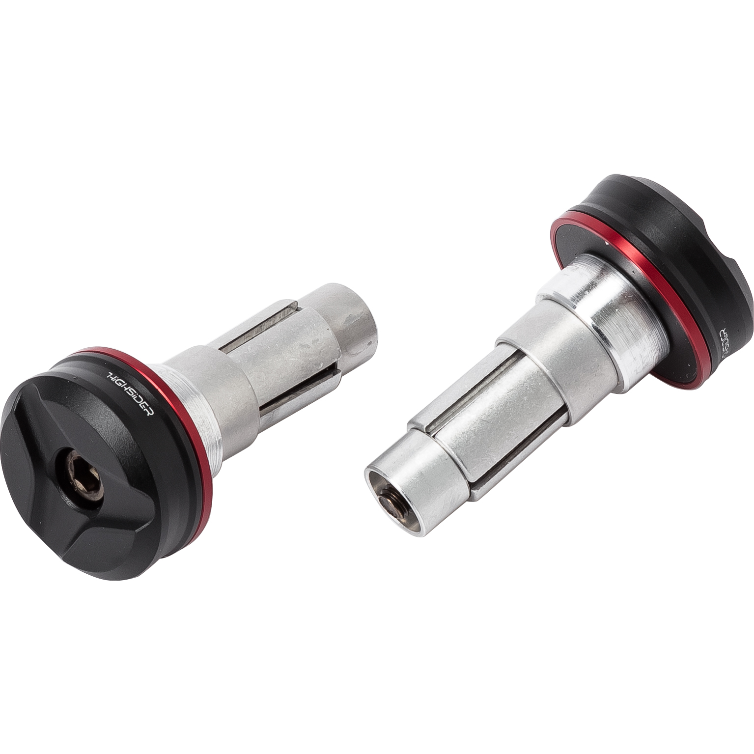 Highsider Lenkergewichte für 12-22mm Polo-Edition XS schwarz - Motorradteile & Ersatzteile - Lenker, Griffe & Hebel