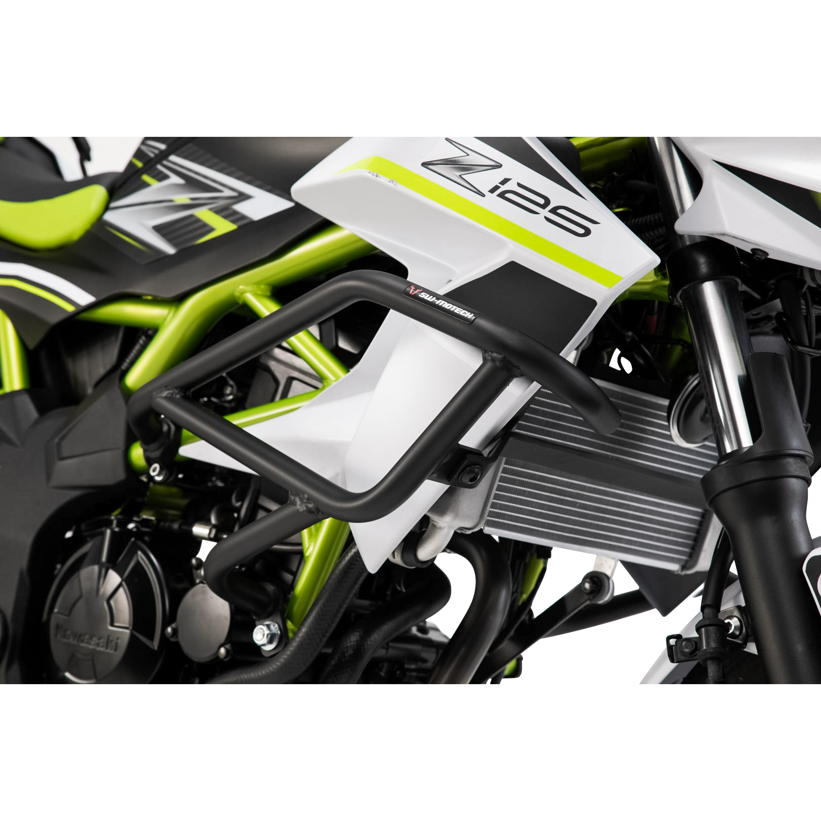 SW-MOTECH Sturzbügel schwarz für Kawasaki Z 125 - Motorradteile & Ersatzteile - Anbauteile