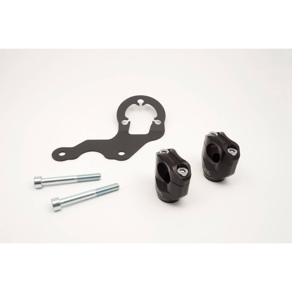 LSL Lenkerklemmböcke Ø28,6mm schwarz für Scrambler 800 2015-2024 - Motorradteile & Ersatzteile - Lenker, Griffe & Hebel