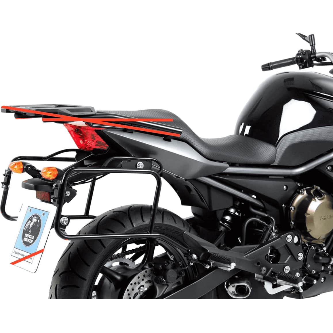 Hepco & Becker Lock-it Seitenkofferträger schwarz für XJ6 /Diversion 13-16 - Motorradzubehör - Motorradgepäck