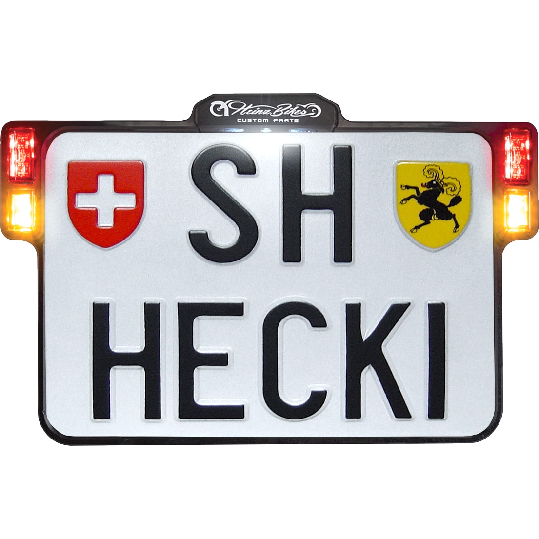 HeinzBikes-All-In 2.0 Kennzeichenhalter CH 180mm-5731841102999230