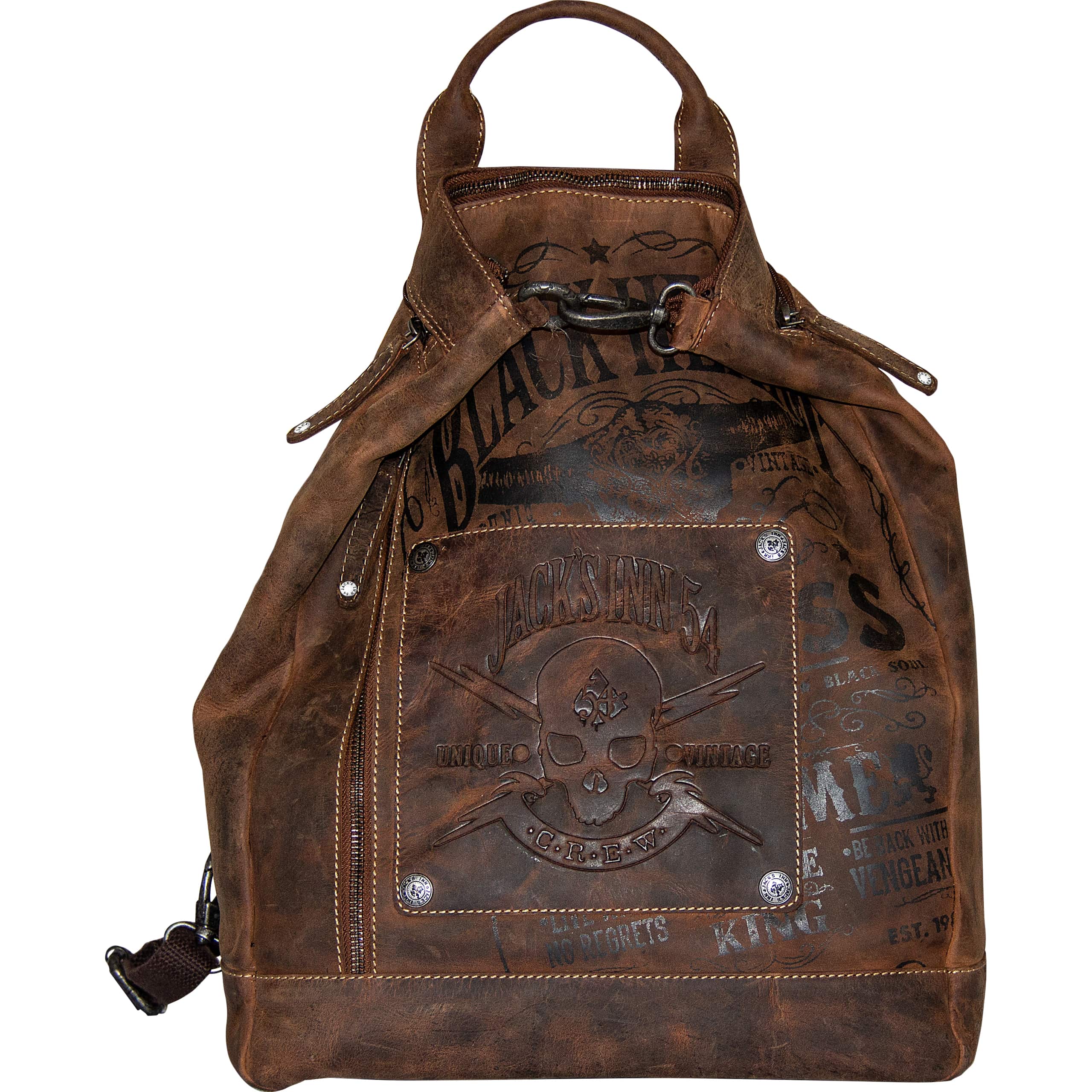 Jack's Inn 54-Leder Rucksack "Rob Roy"-5732951190999300