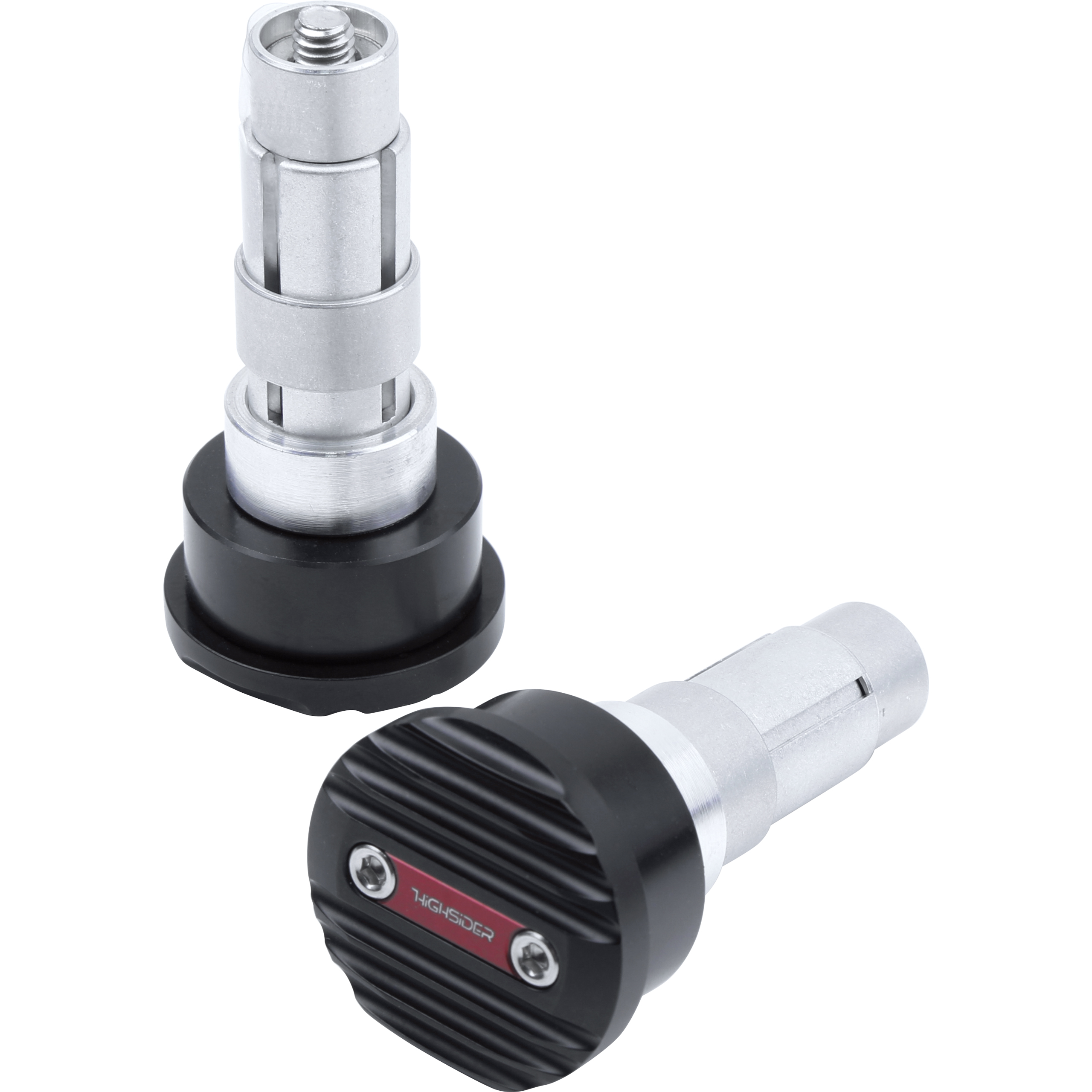 Highsider Lenkergewicht für 12-22mm Wave schwarz/rot - Motorradteile & Ersatzteile - Lenker, Griffe & Hebel