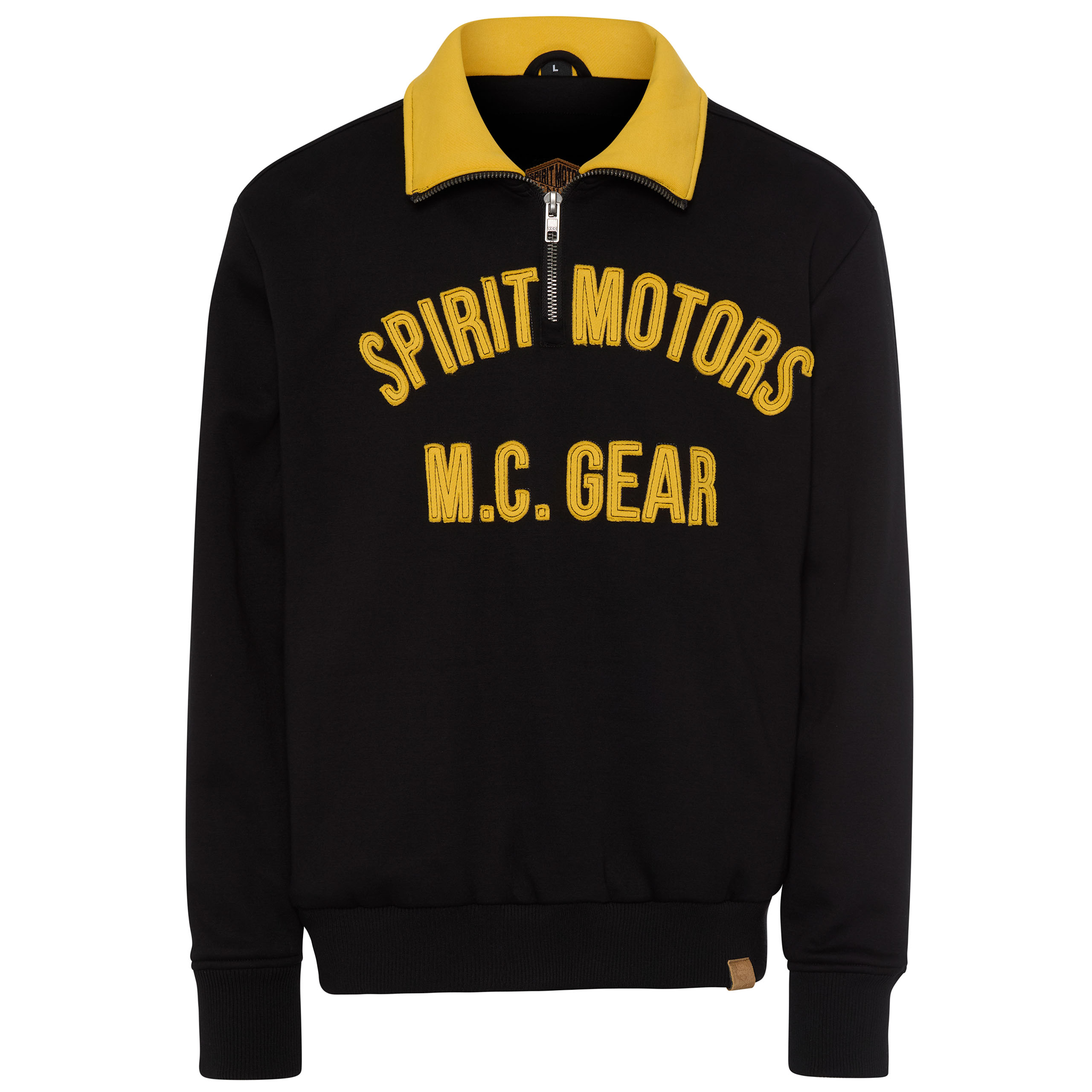 Spirit Motors Beaming Billy Motosweater schwarz M - Motorradbekleidung - Motorradjacken