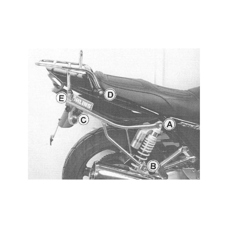 Hepco & Becker Rohrgepäckbrücke TC chrom für Yamaha XJR 1300 2004-2006 - Motorradzubehör - Motorradgepäck