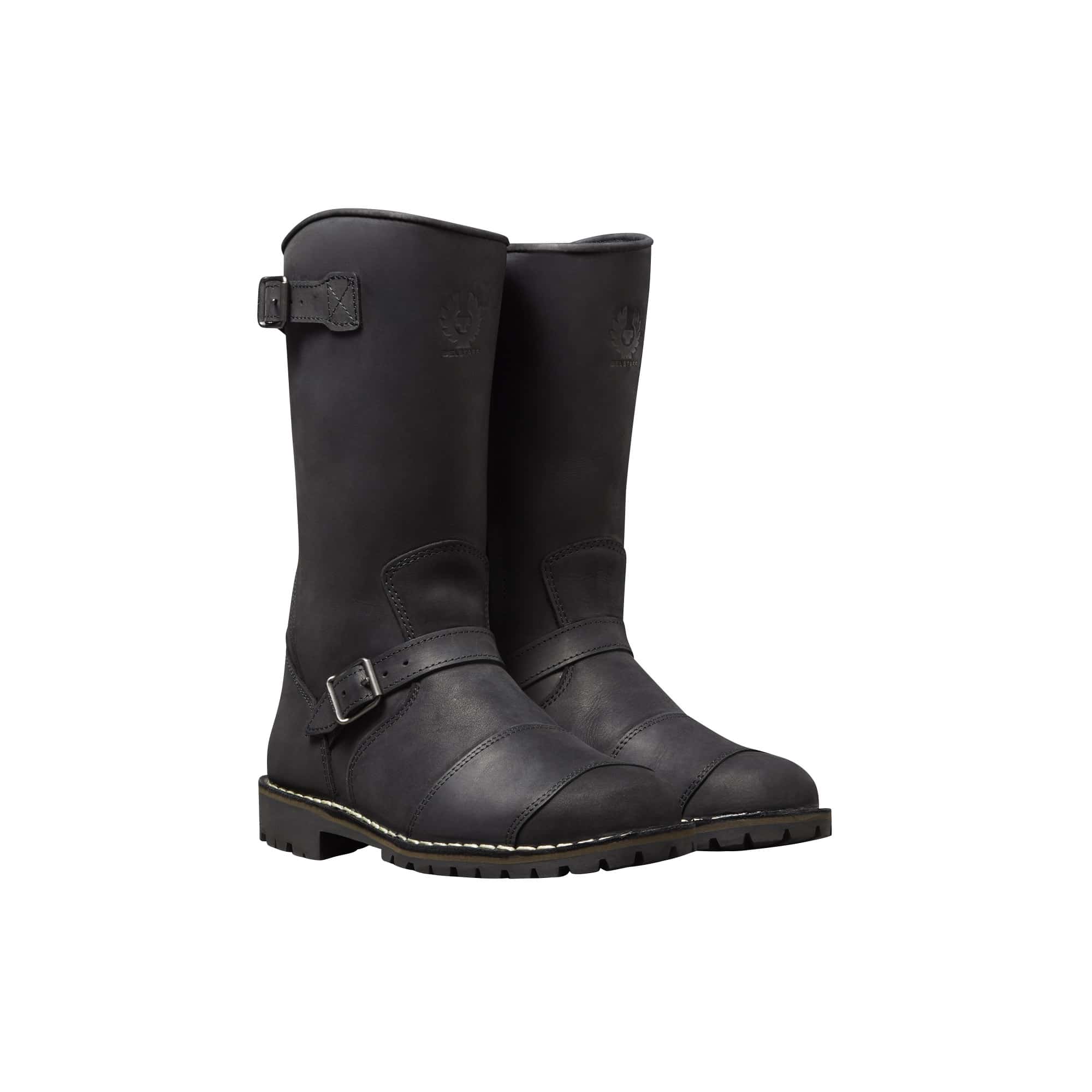 Belstaff-Endurance Motorrad Lederstiefel schwarz-0000574003001