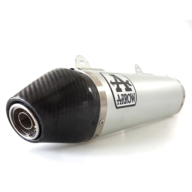 Arrow Exhaust Auspuff Thunder 52509AK Alu/Carbon f.Aprilia/Malaguti/UM 125 - Motorradteile & Ersatzteile - Auspuff
